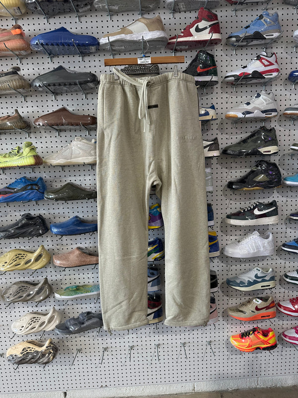 NEW Fear Of God FOG Essentials Sweatpants - Heather Stone Size XXL