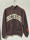 NEW Travis Scott x CPFM "Free Thugger" Hoodie - Brown Size Small