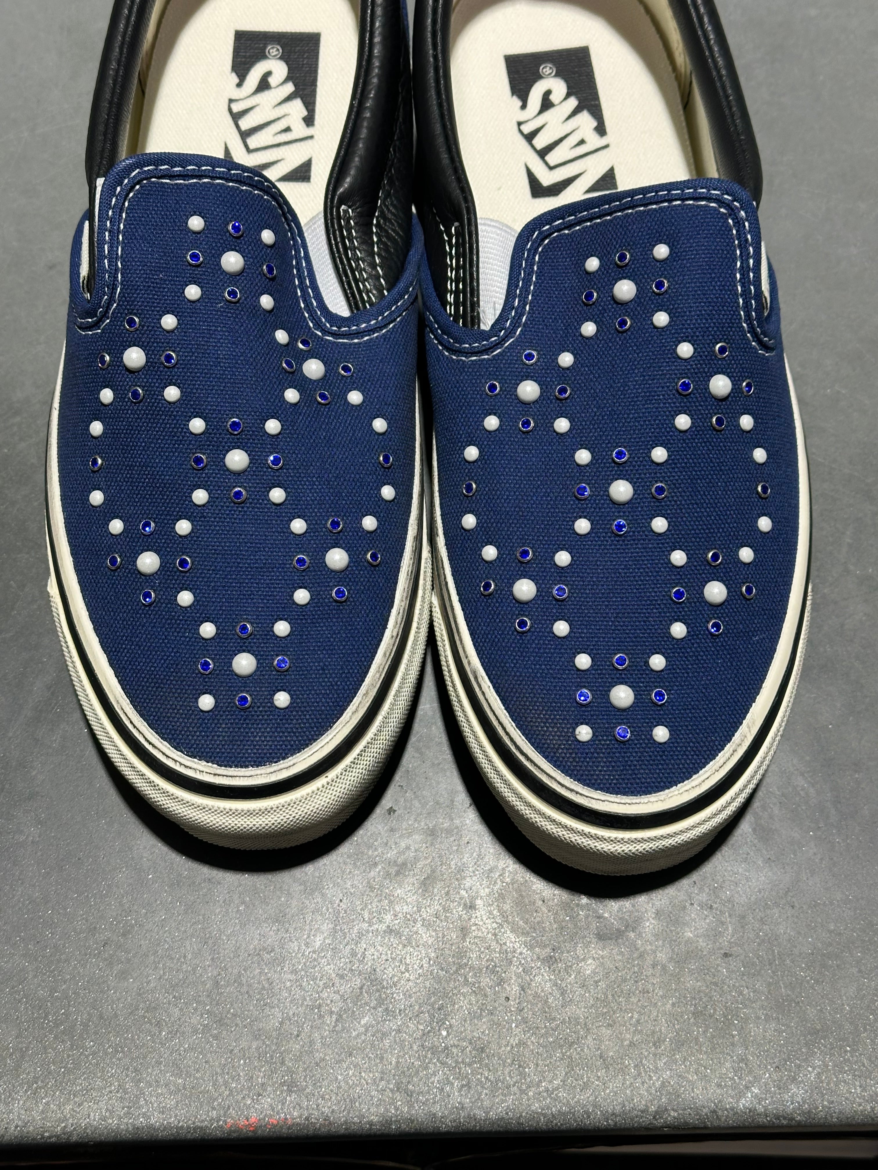 Vans LX Classic Slip-On 98 Pearlized Pack - Indigo Size 7