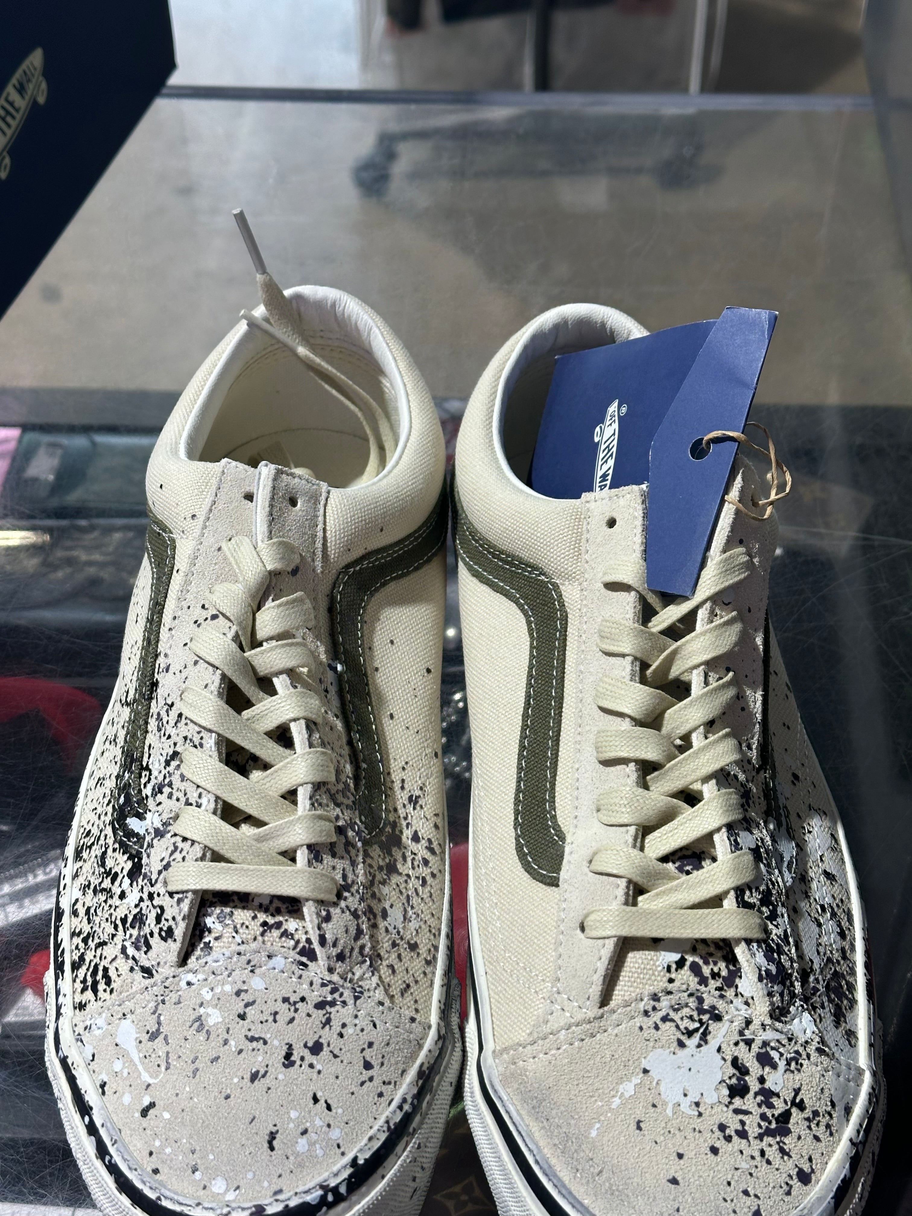 Vans Premium Old Skool 36 Paint Splatter - Turtledove Size 12