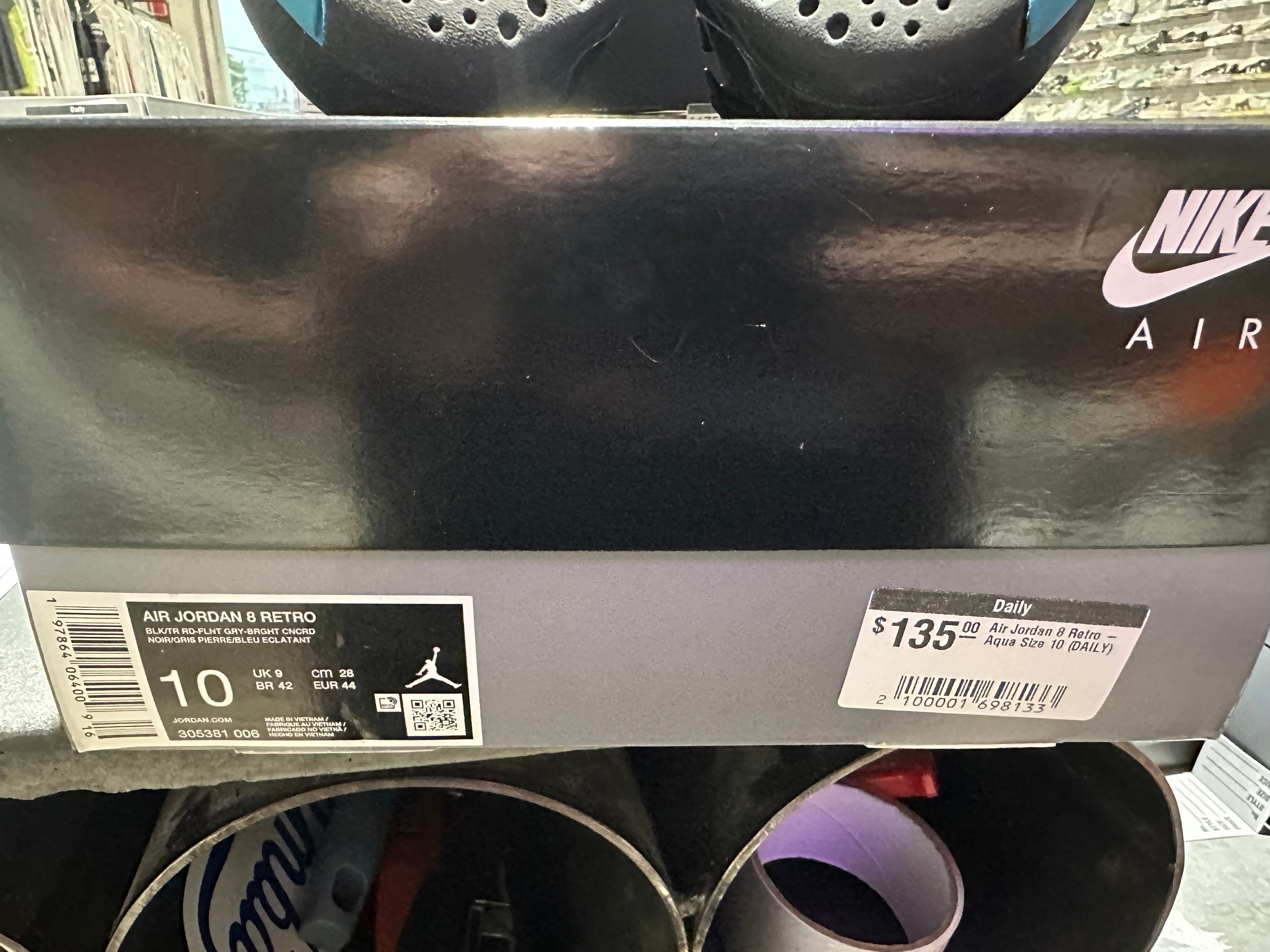 Air Jordan 8 Retro - Aqua Size 10