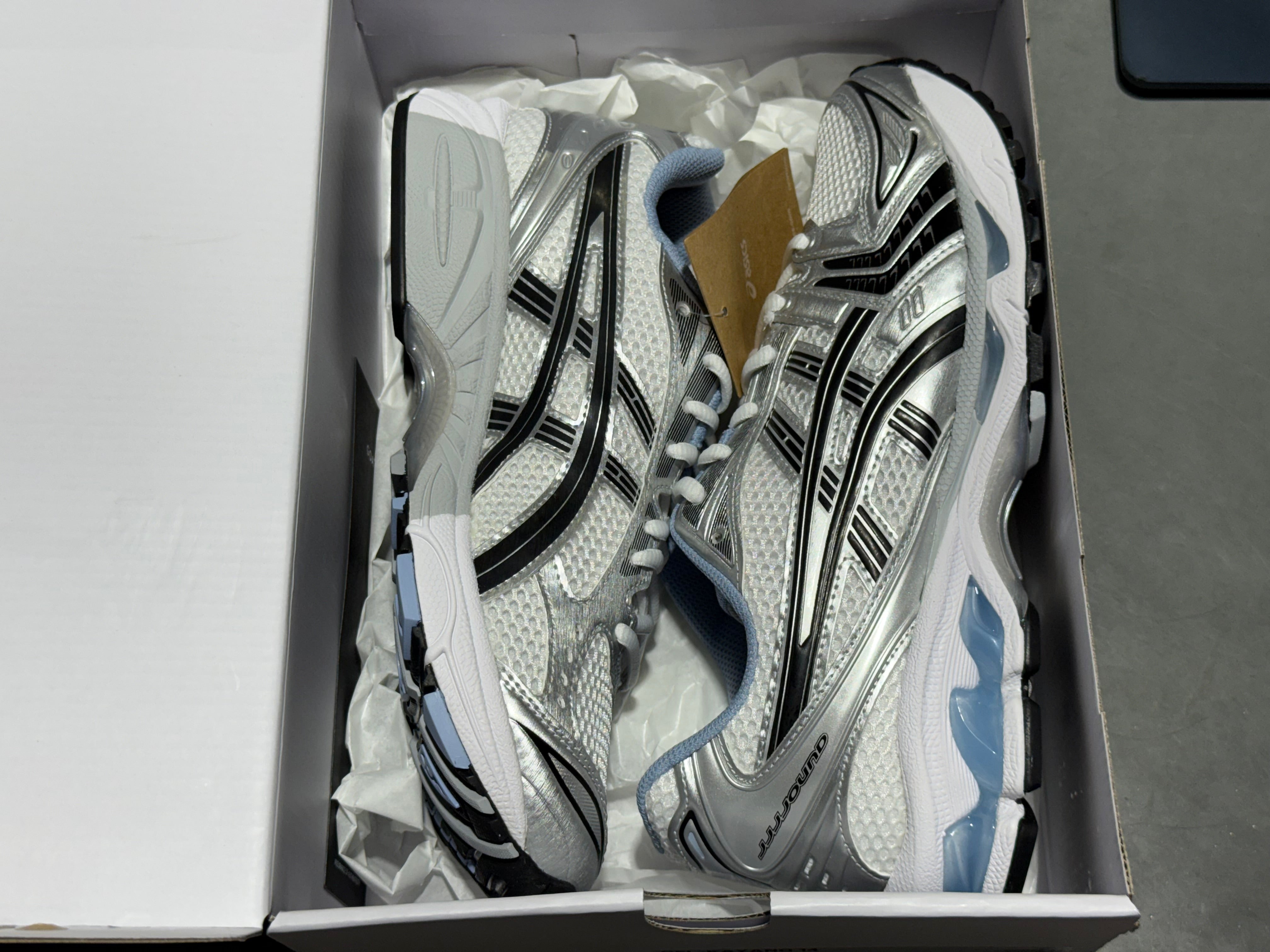 Asics x JJJJound Gel Kayano 14 - White/Black Size 9.5