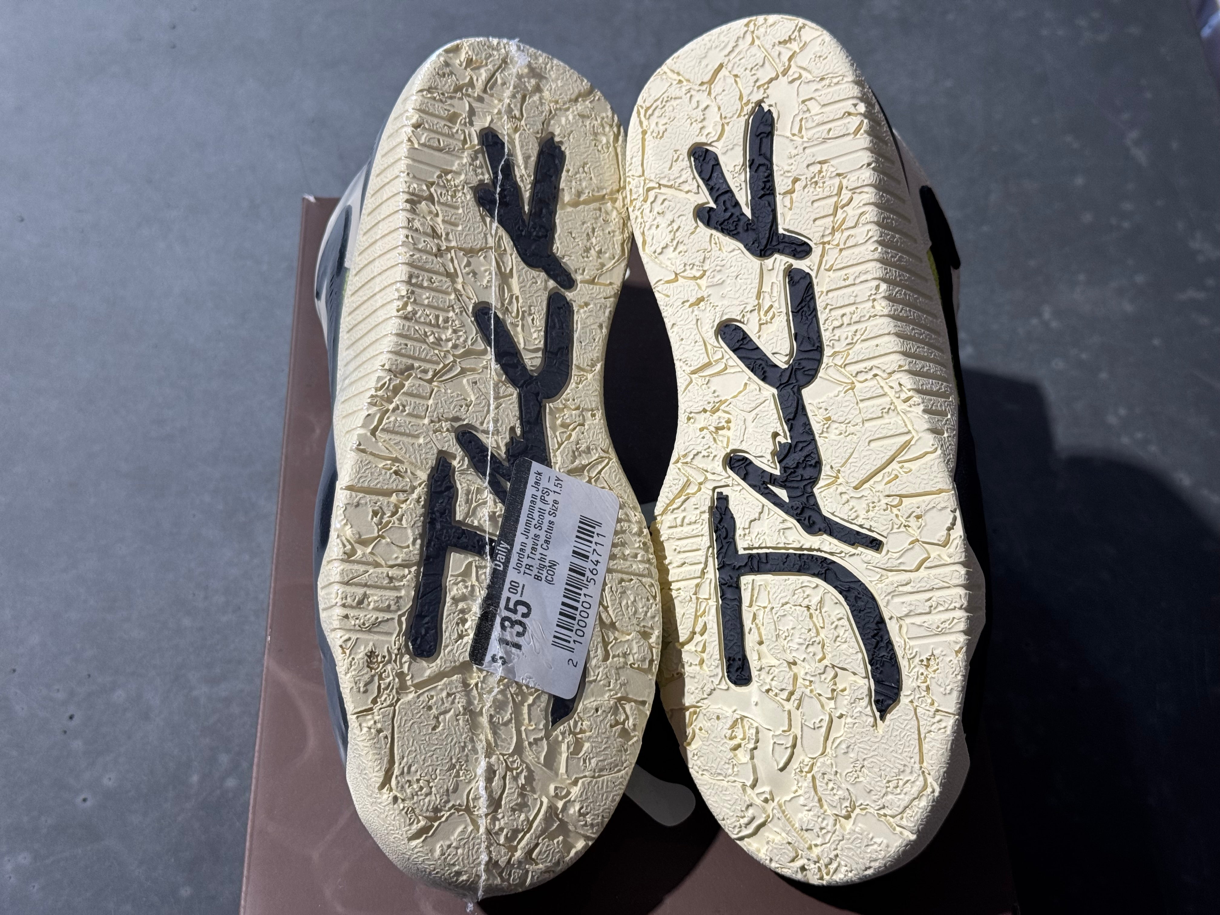 Jordan Jumpman Jack TR Travis Scott (PS) - Bright Cactus Size 1.5Y