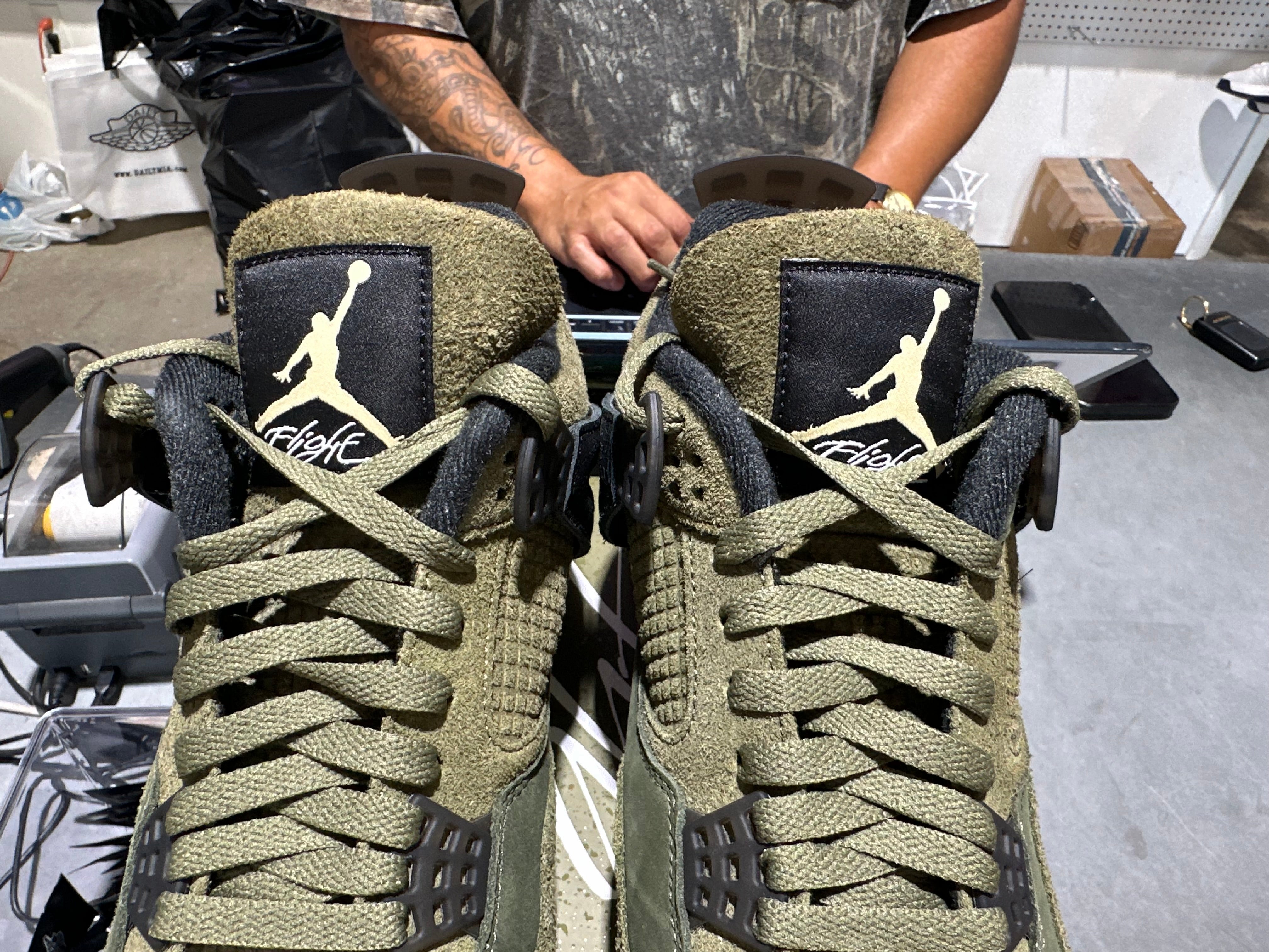 Air Jordan 4 Retro SE Craft - Olive Size 11