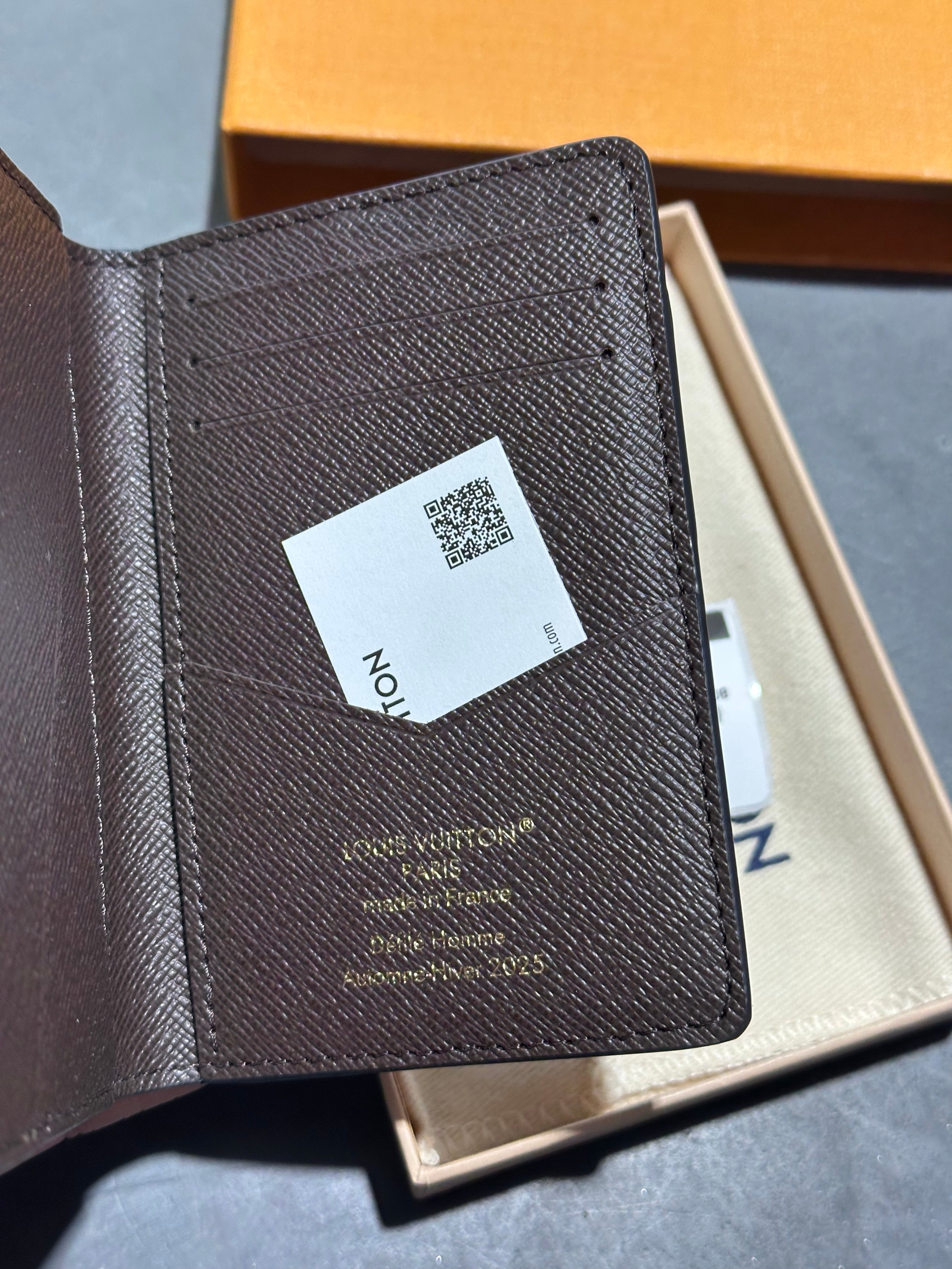 NEW Louis Vuitton Pocket Organizer Monogram Landscape Coated Canvas