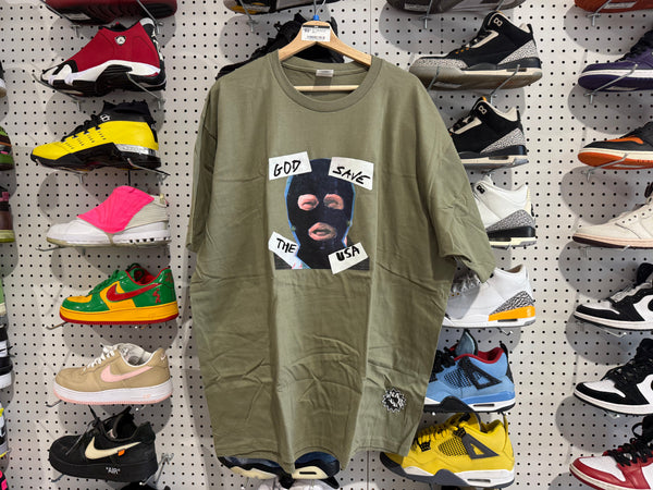 NEW Supreme God Save Us Tee - Olive Size XXL