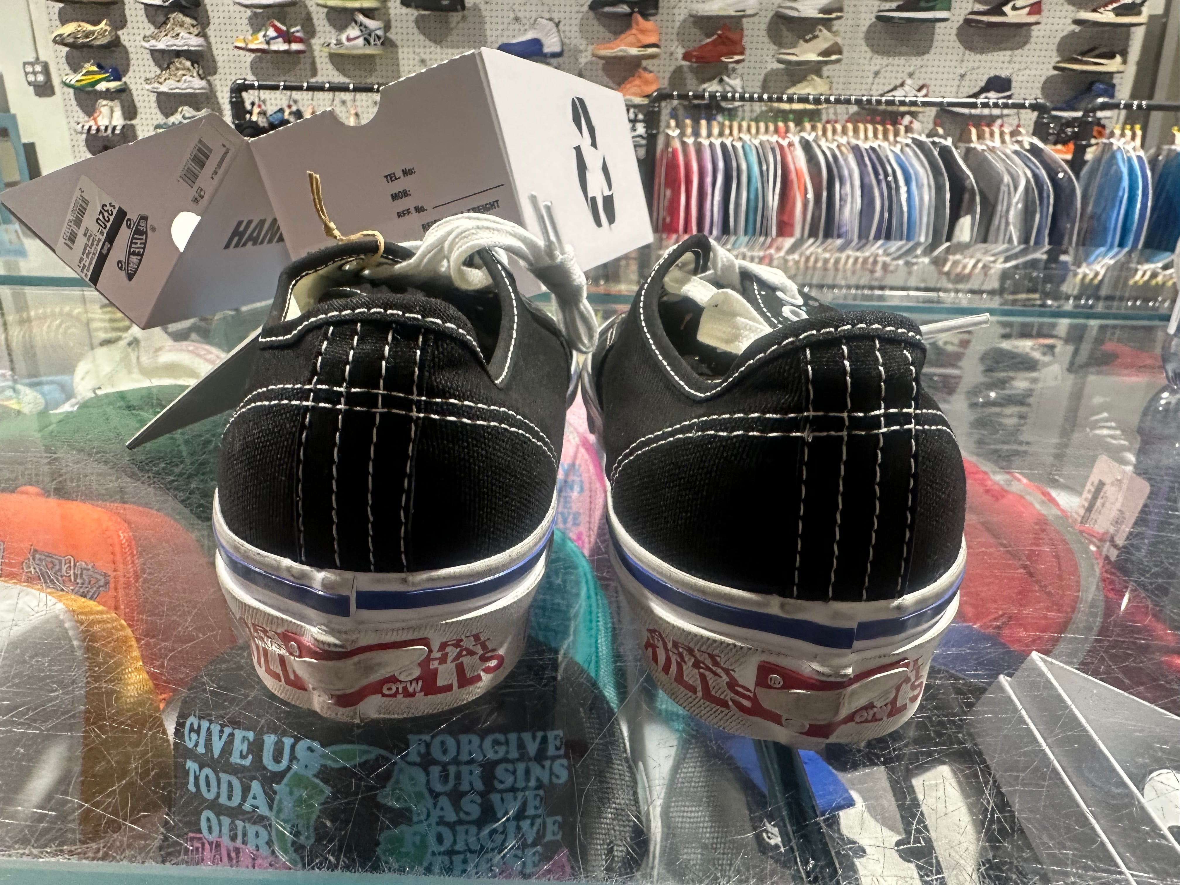 Vans OTW Authentic 44 x Gallery Dept - Black / Paint Splatter Size 11