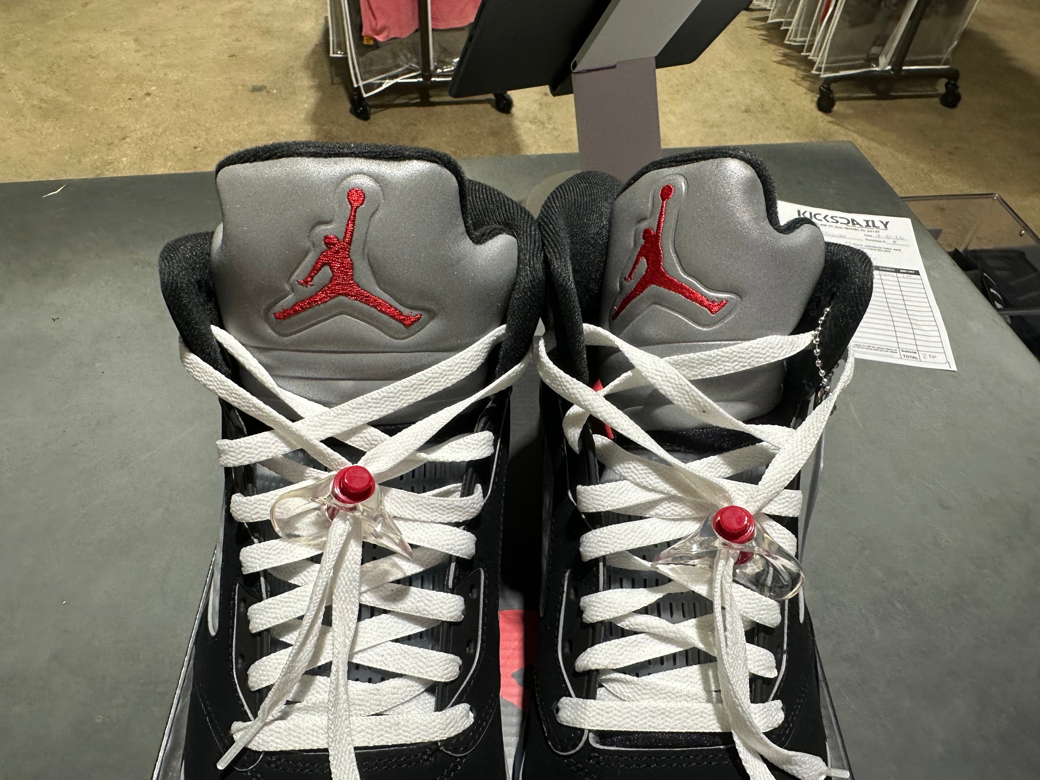 Air Jordan 5 Retro OG - Black Metallic Reimagined Size 12