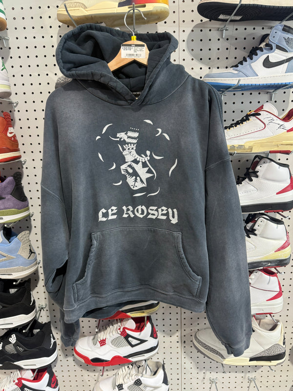 NEW ERD Le Rosey Hoodie - Faded Black Size Medium