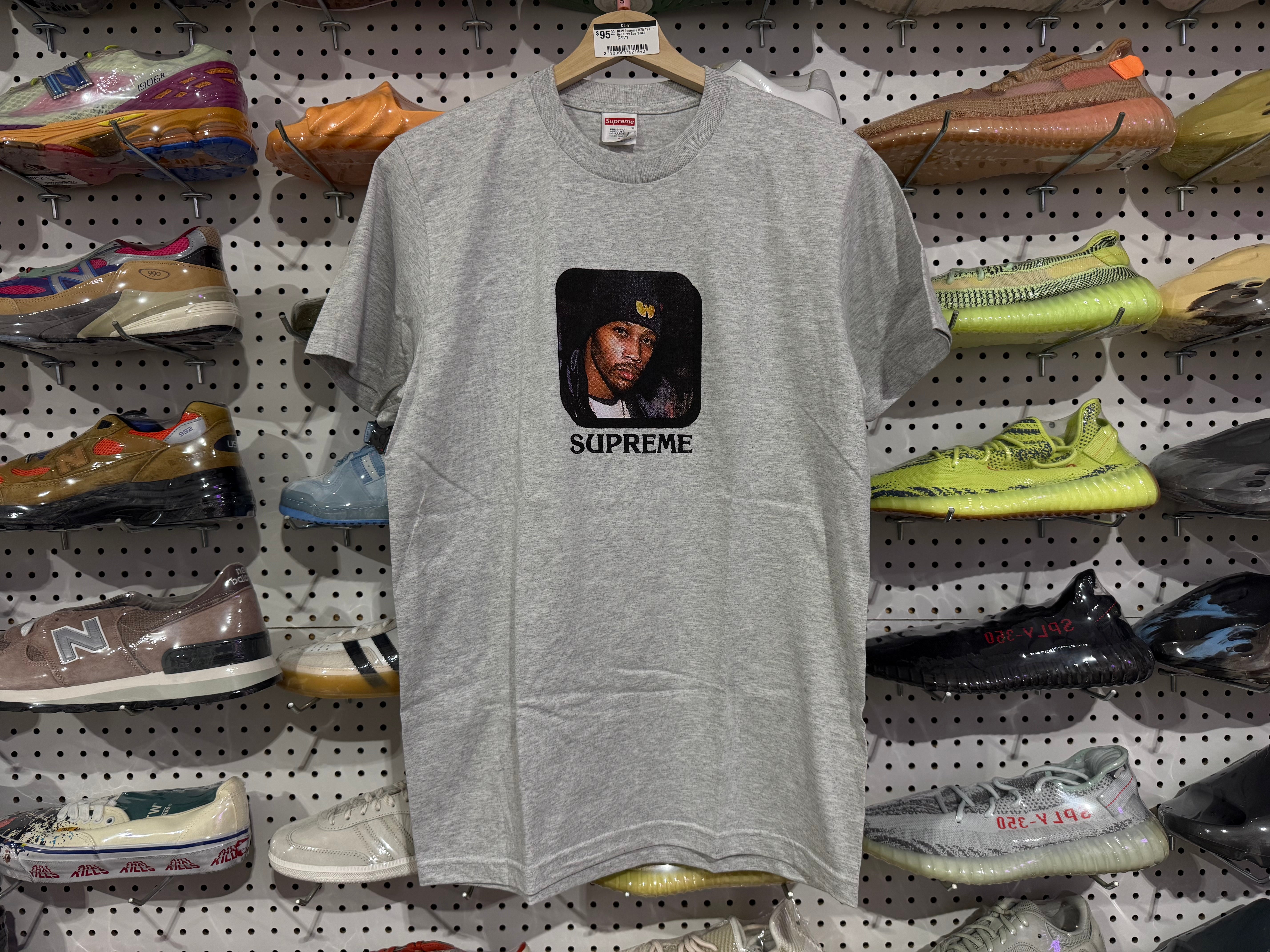 NEW Supreme RZA Tee - Ash Grey Size Medium