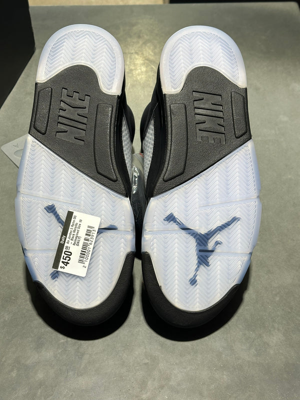 Air Jordan 5 Retro OG - Black Metallic Reimagined Size 10