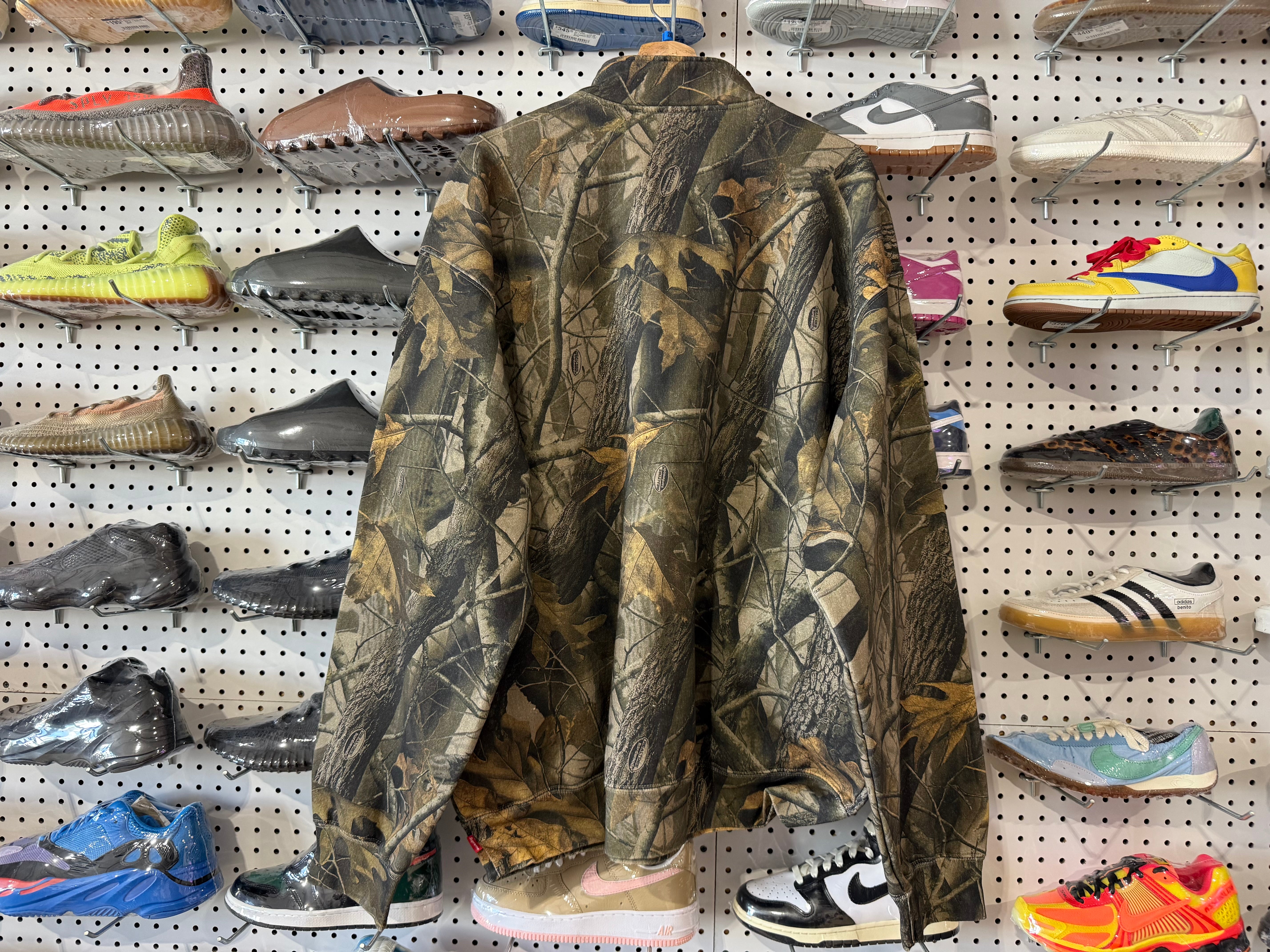 NEW Supreme Small Box Logo Half Zip Sweater - Real Tree Size XXL
