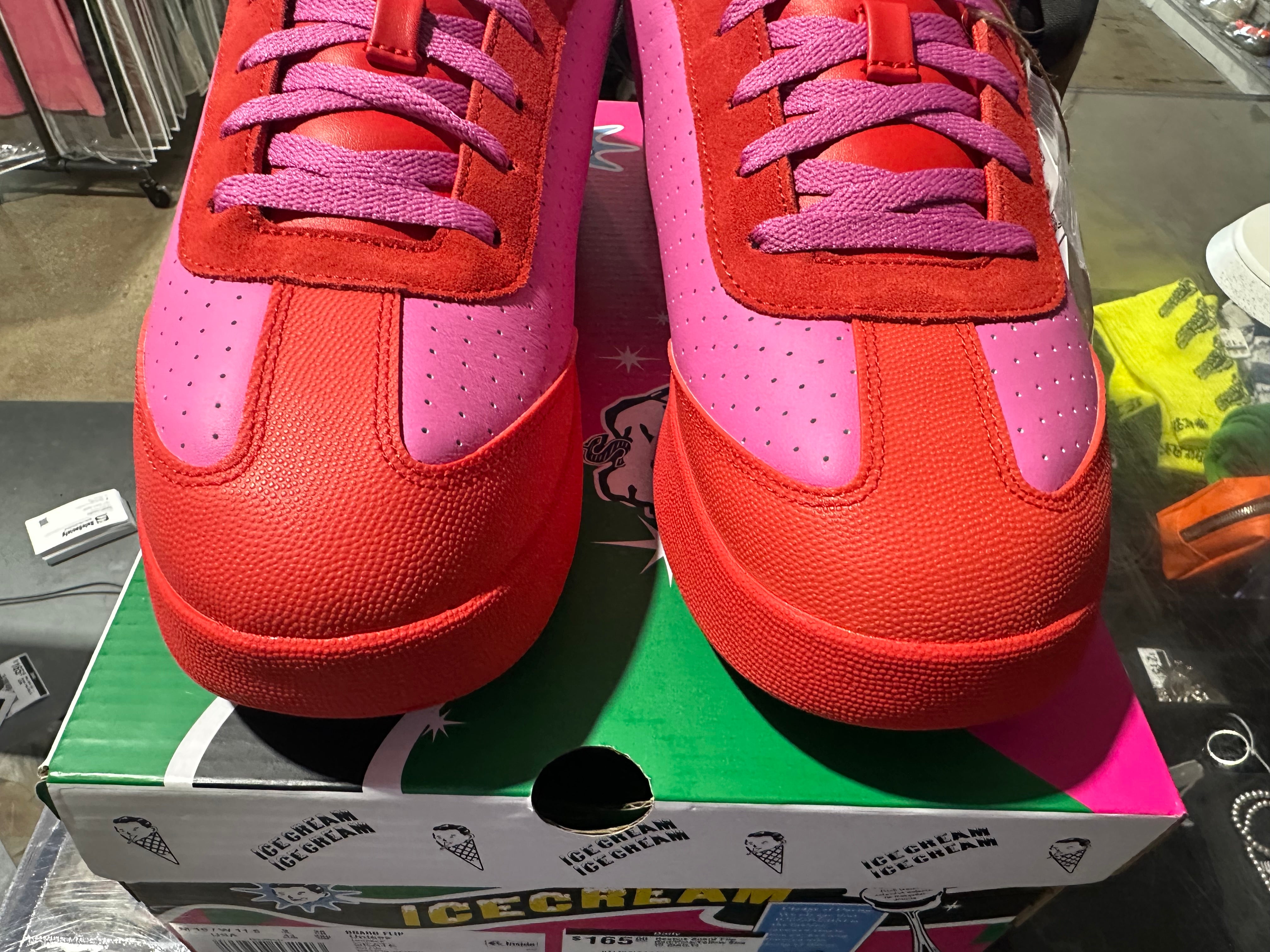 Reebok Board Flip - Red/Pink/Yellow Size 10