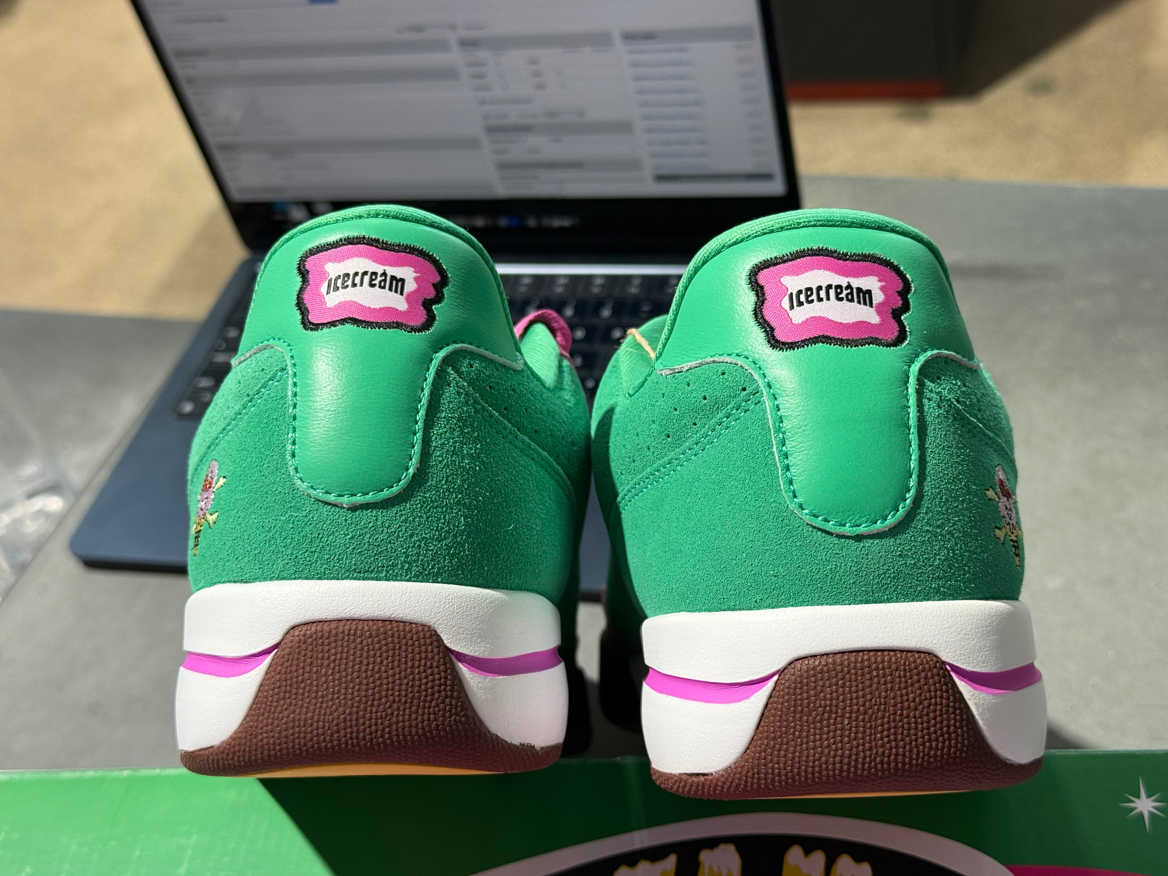 Reebok Ice Cream Board Flip - Green/Pink Size 12