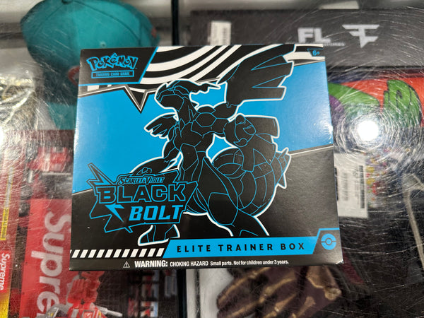NEW Pokémon Scarlet & Violet - Black Bolt Elite Trainer Box (CON)