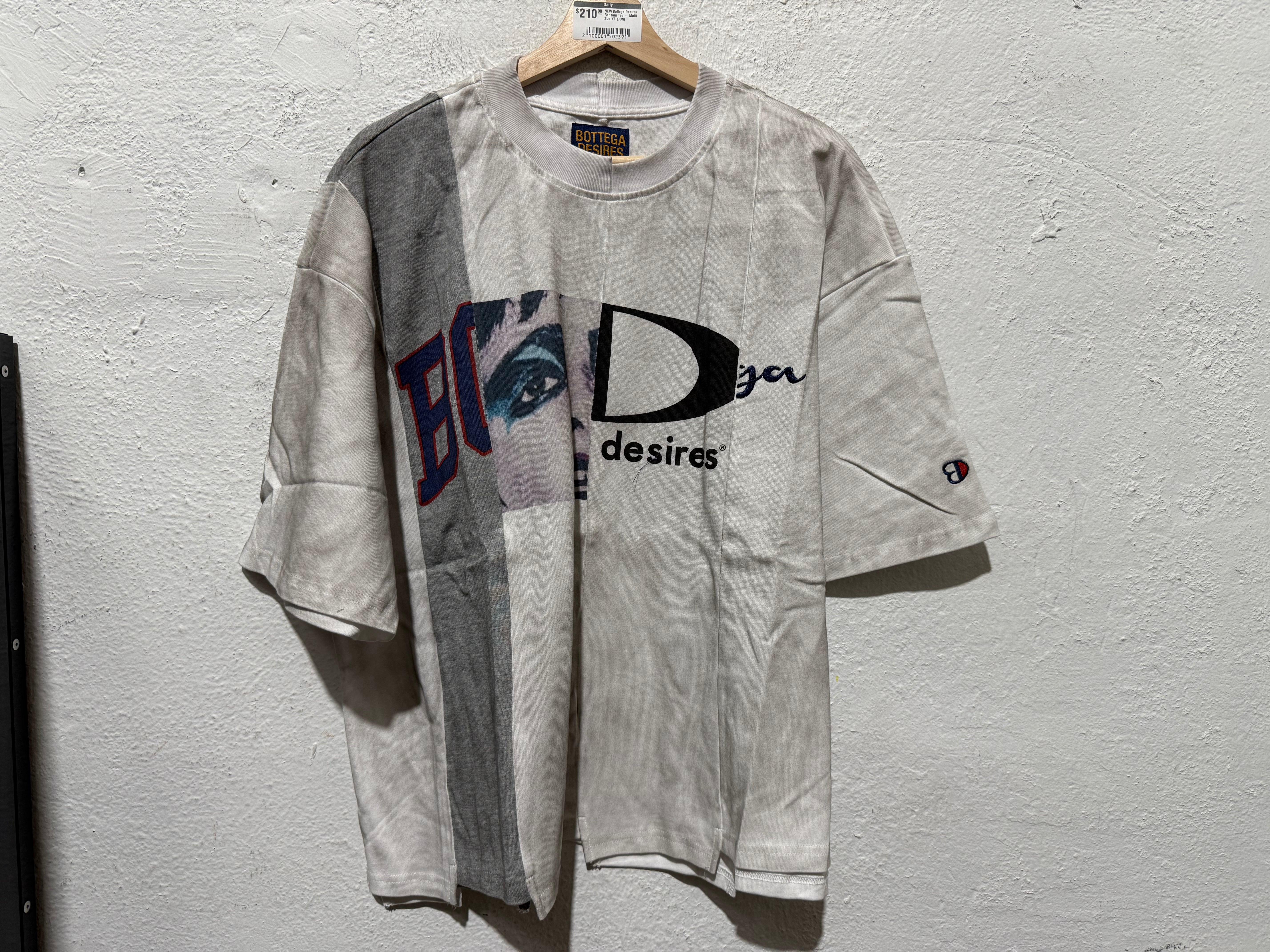 NEW Bottega Desires Ransom Tee - Multi Size XL