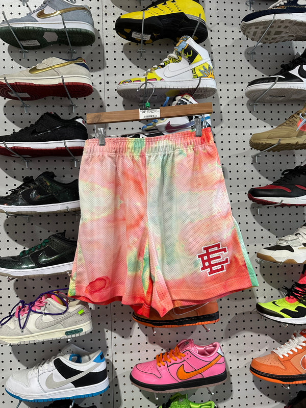 USED Eric Emanuel EE Basic Short - Pink Tie Dye Size XL