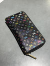 PRELOVED 2000s Louis Vuitton x Murakami Zippy Wallet - Black/Purple