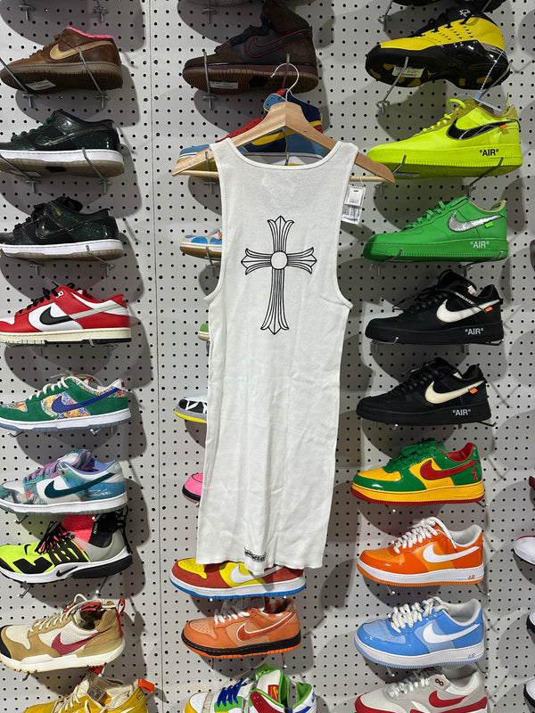 NEW Chrome Hearts Cross Tank Top - White Size Large