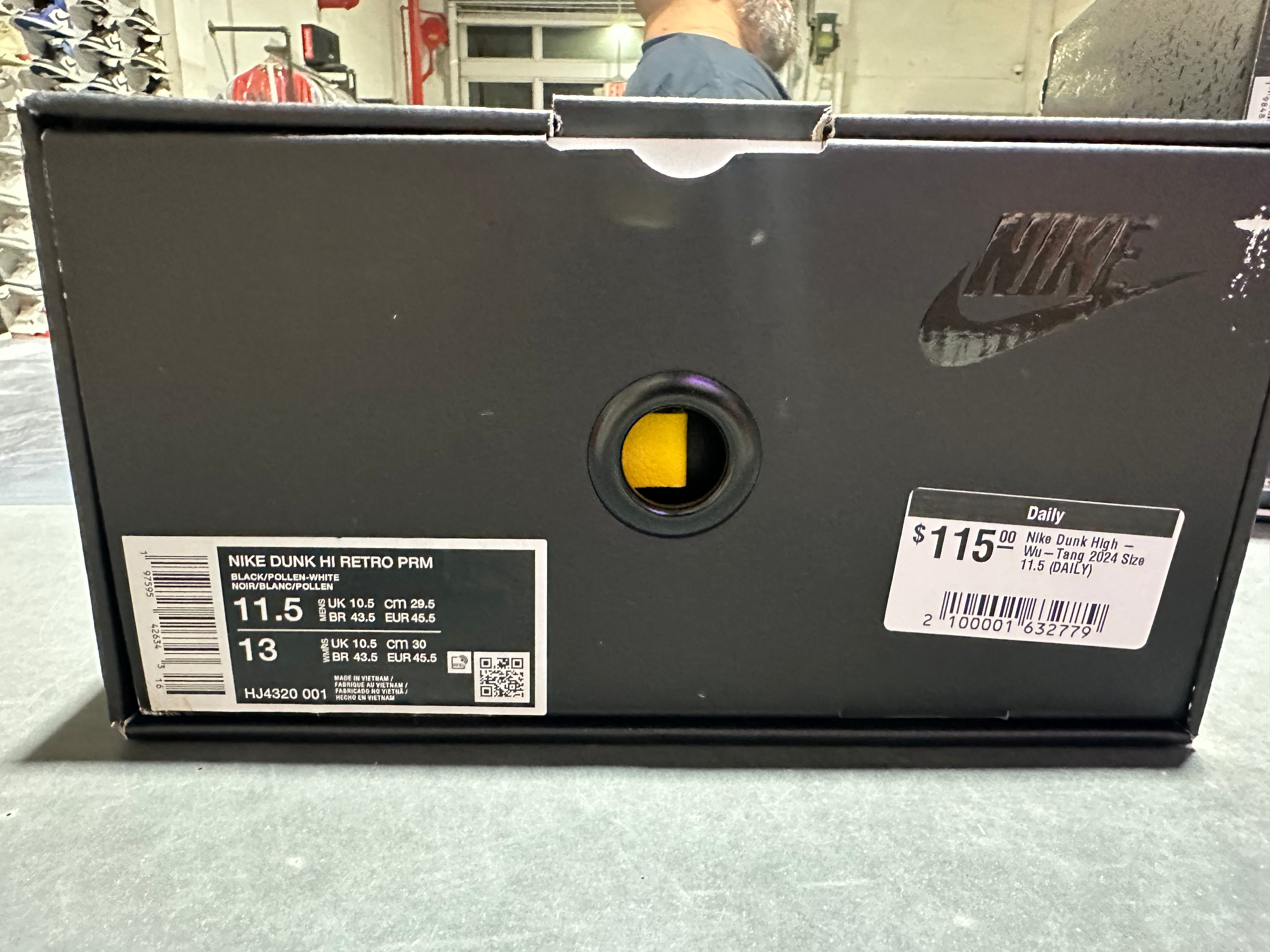 Nike Dunk High - Wu-Tang 2024 Size 11.5