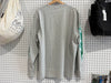 NEW Eric Emanuel Longsleeve Tee - Grey Size Large