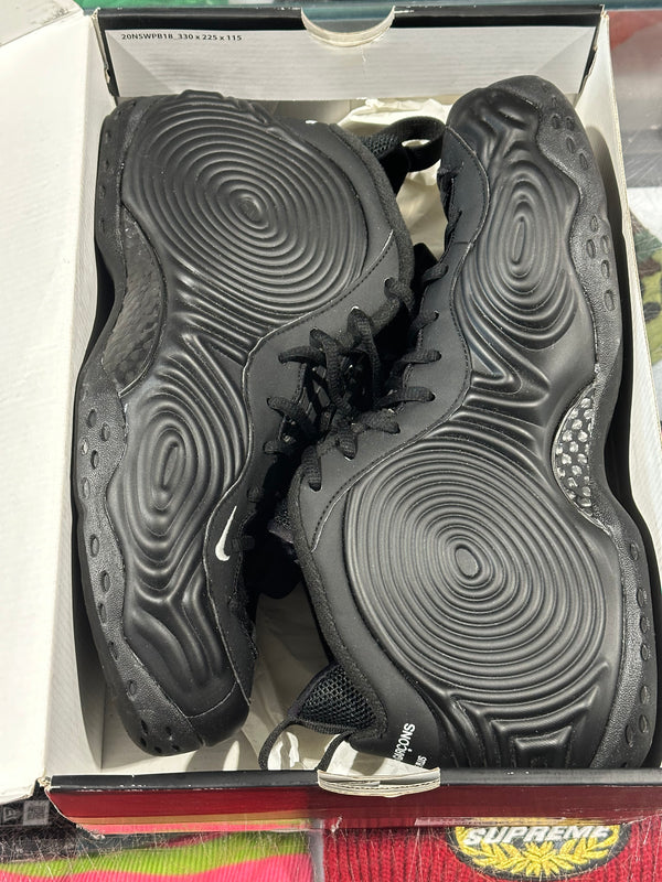 Nike Air Foamposite One SP / CDG - Black Size 11