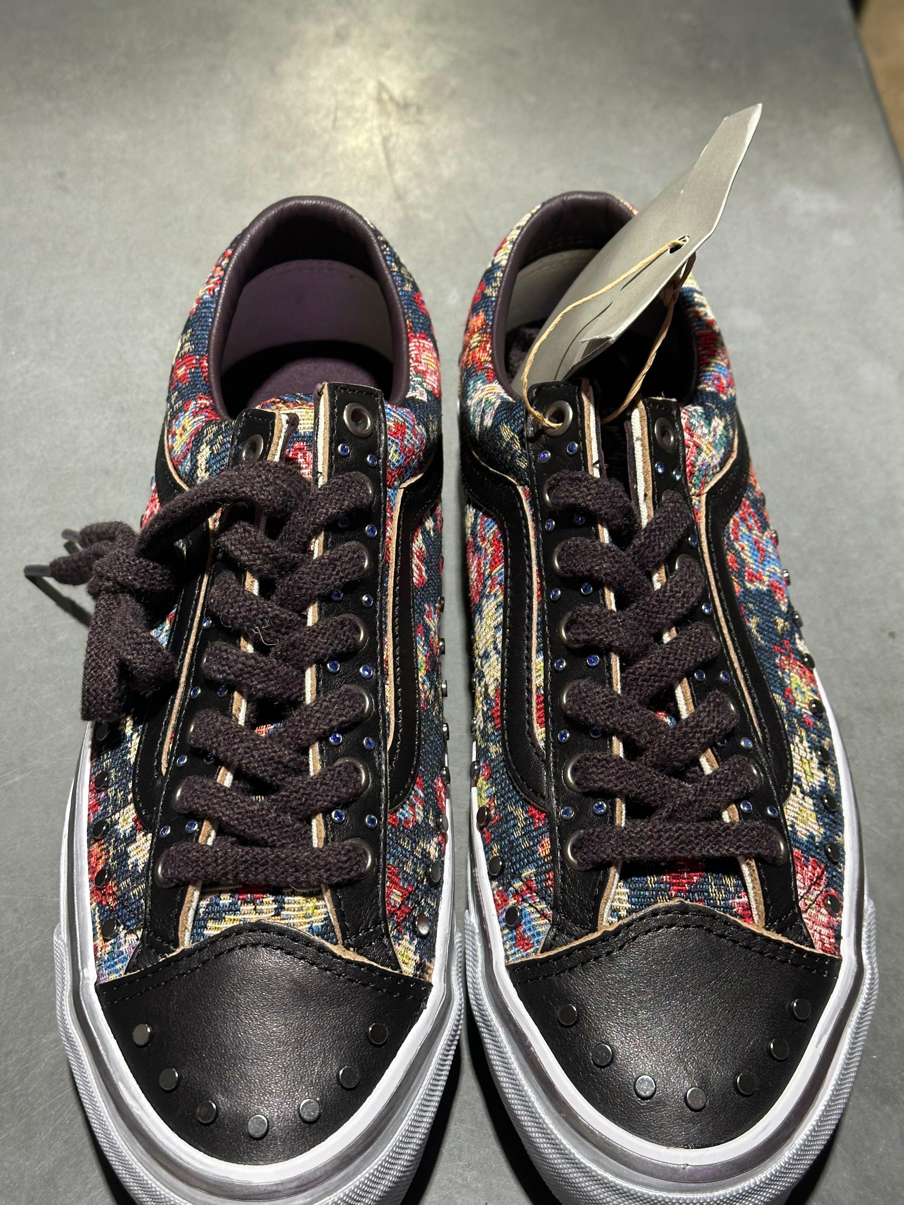 Vans OTW Old Skool 36 Vibram - Floral Rivets Black Size 10.5