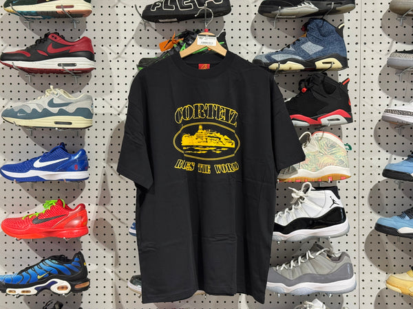 NEW CRTZ OG Alcatraz Tee - Black/Yellow Size Large