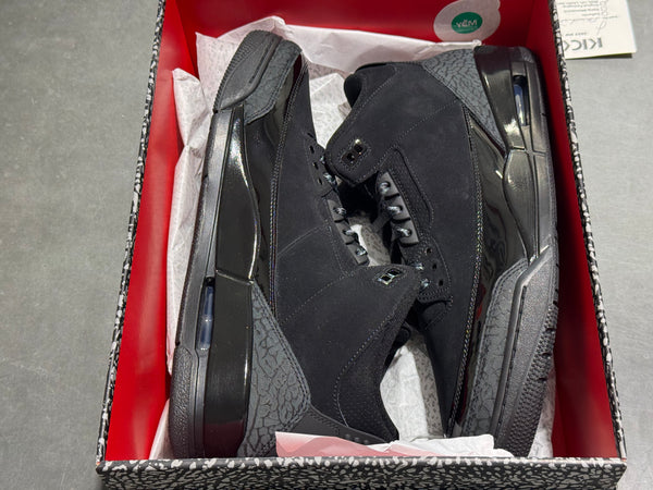 Air Jordan 3 Retro - Black Cat Size 13