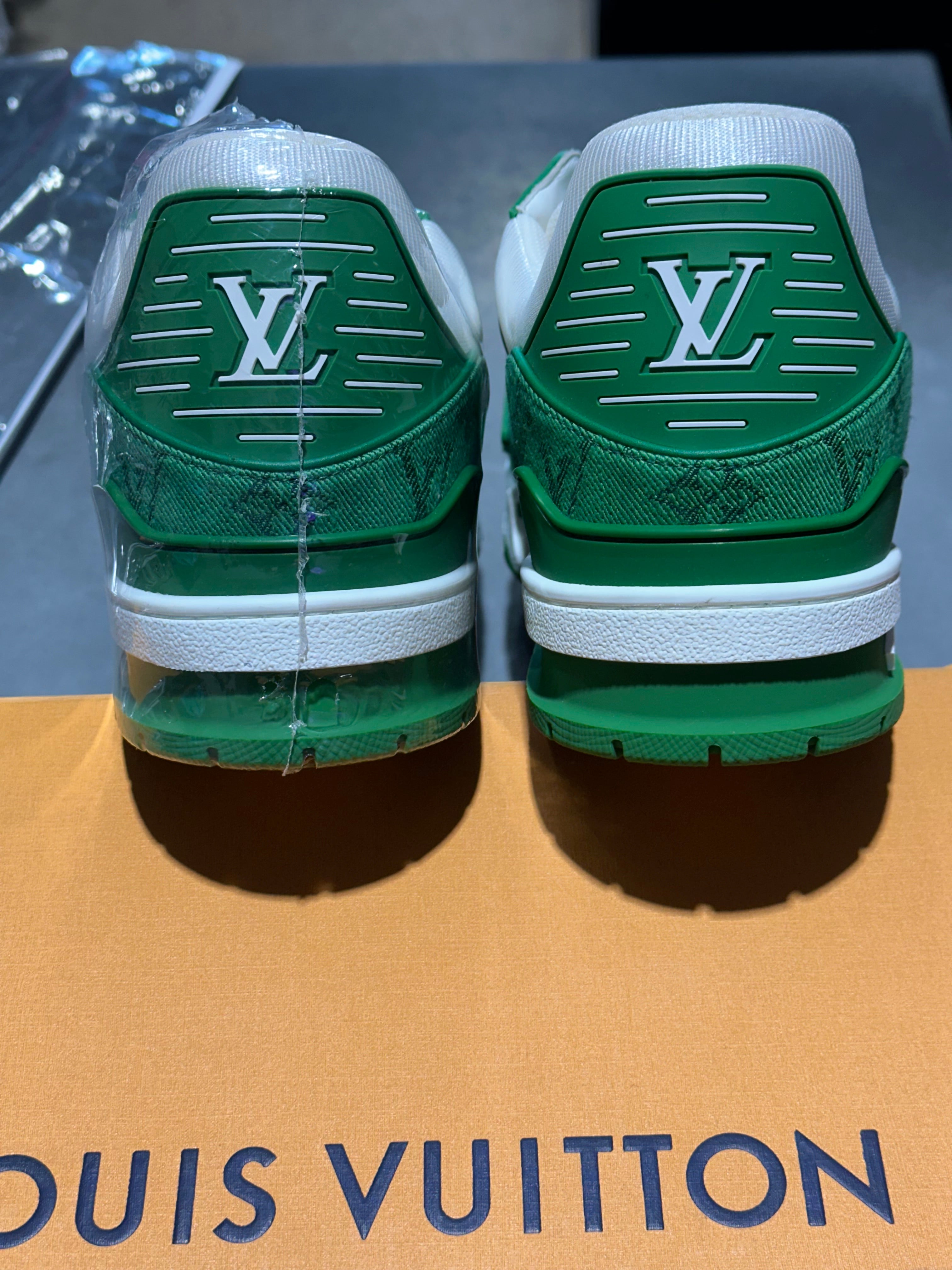 LV Trainer - Green Monogram Size LV11/US12.5