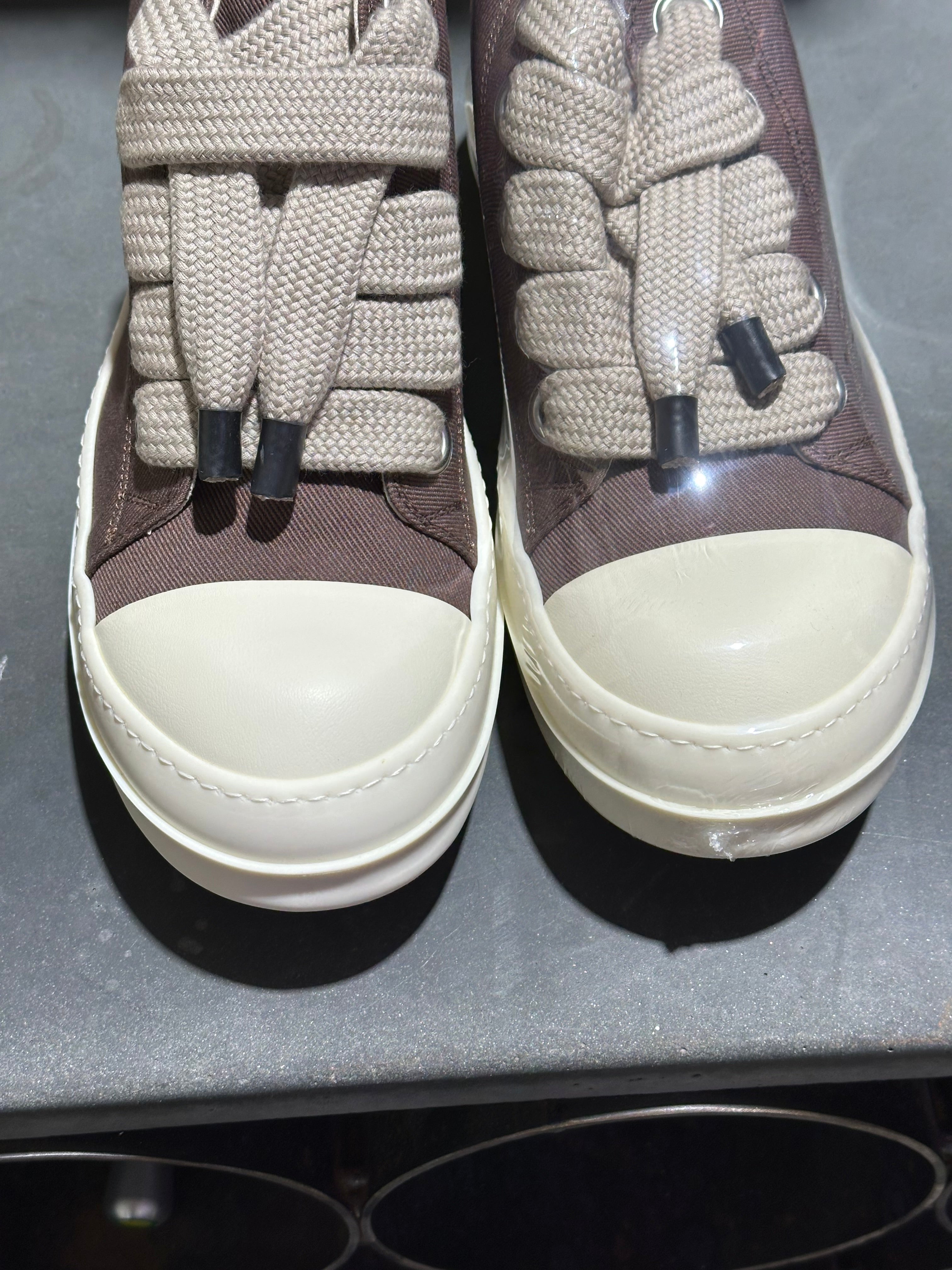Rick Owens DRKSHDW Jumbo Lace Low Sneaker - Grape Size EU45/US 12