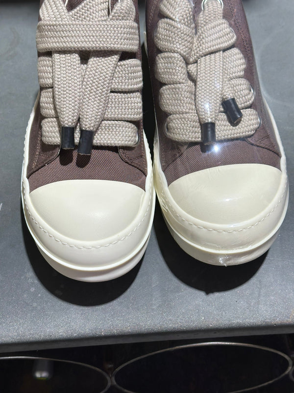 Rick Owens DRKSHDW Jumbo Lace Low Sneaker - Grape Size EU45/US 12