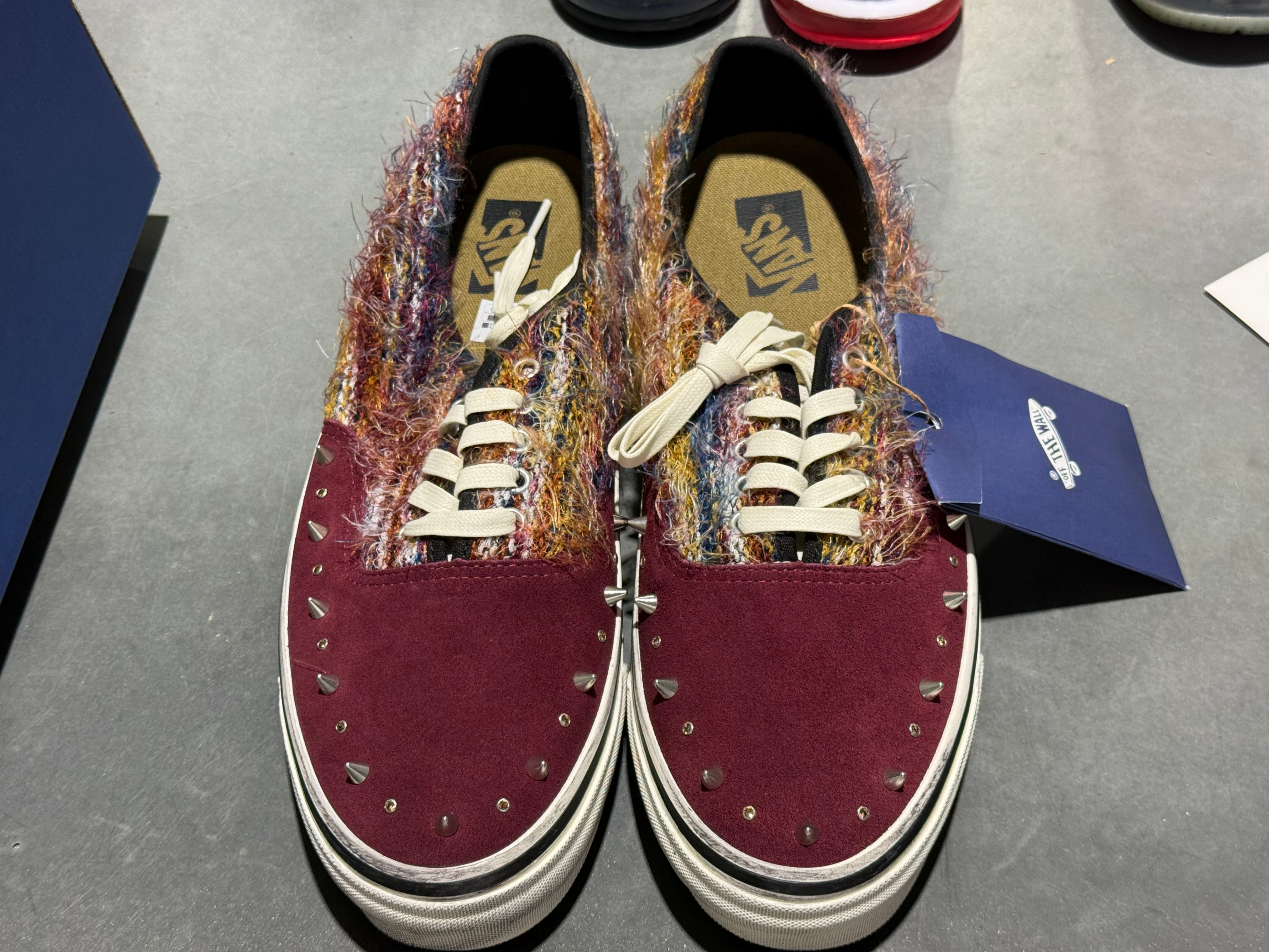 Vans LX Authentic 44 - Mohair/Red Size 13