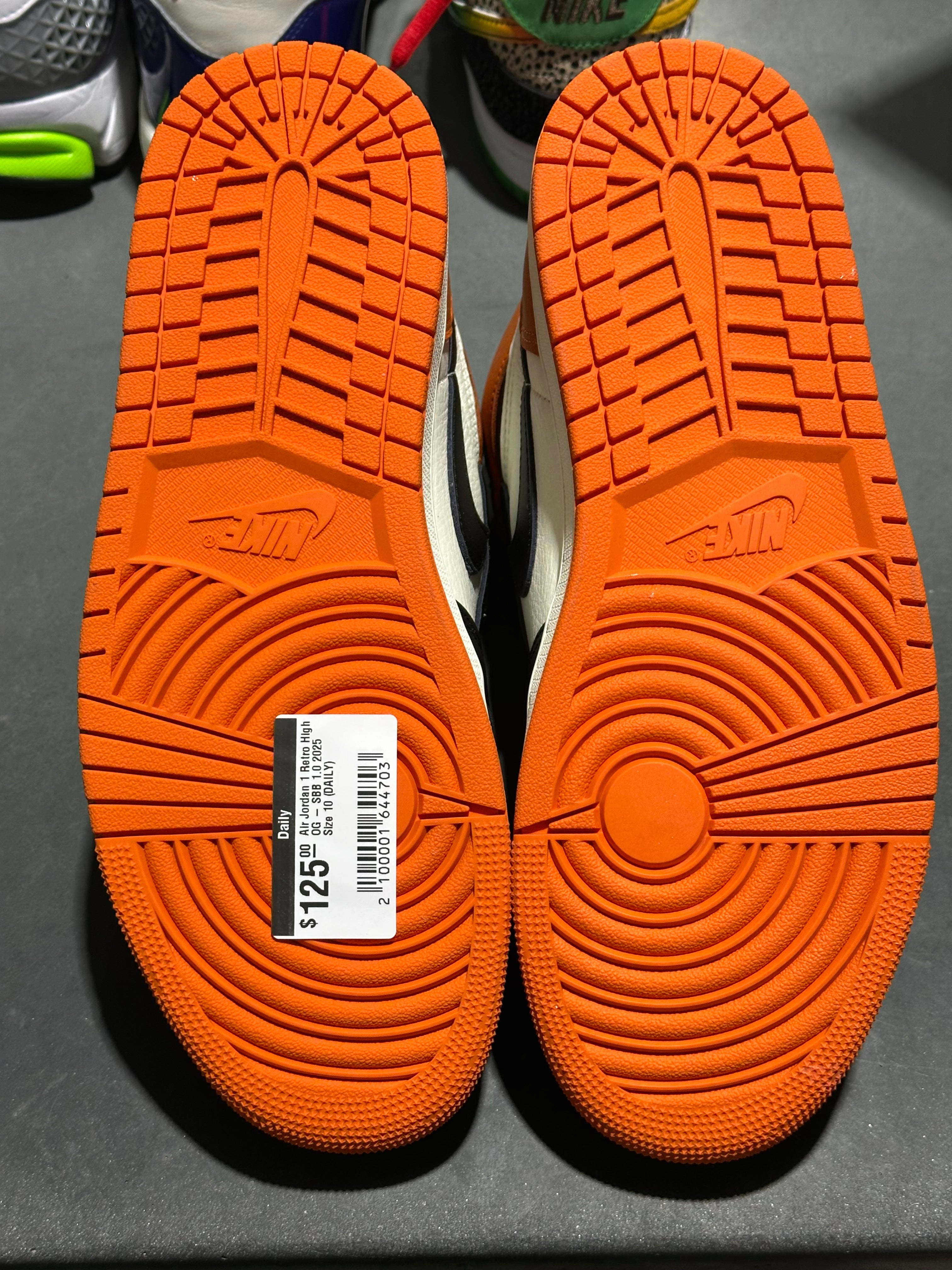 Air Jordan 1 Retro High OG - SBB 1.0 2025 Size 10