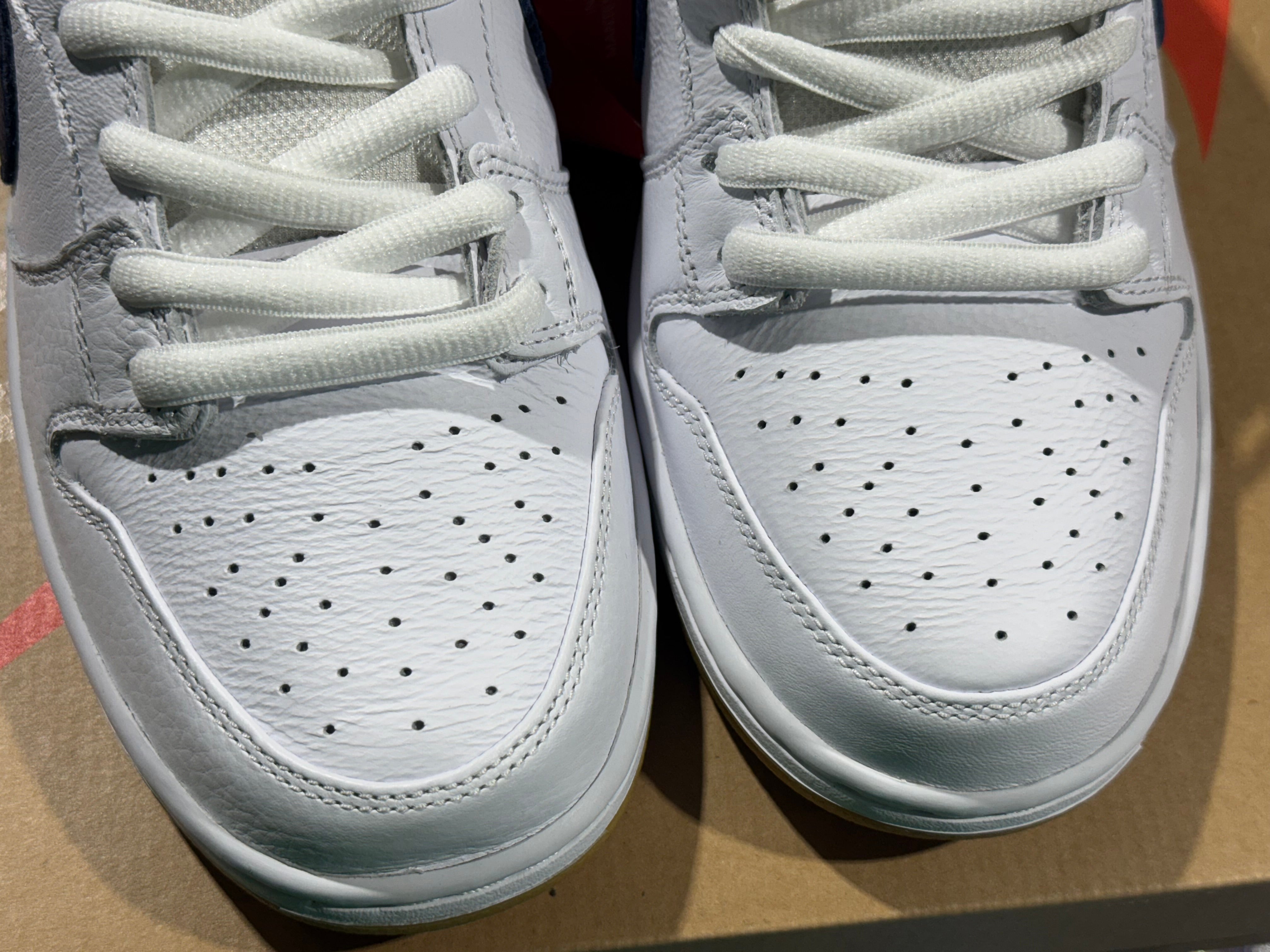 Nike SB Dunk Low Pro ISO - Orange Label/White Navy Size 10