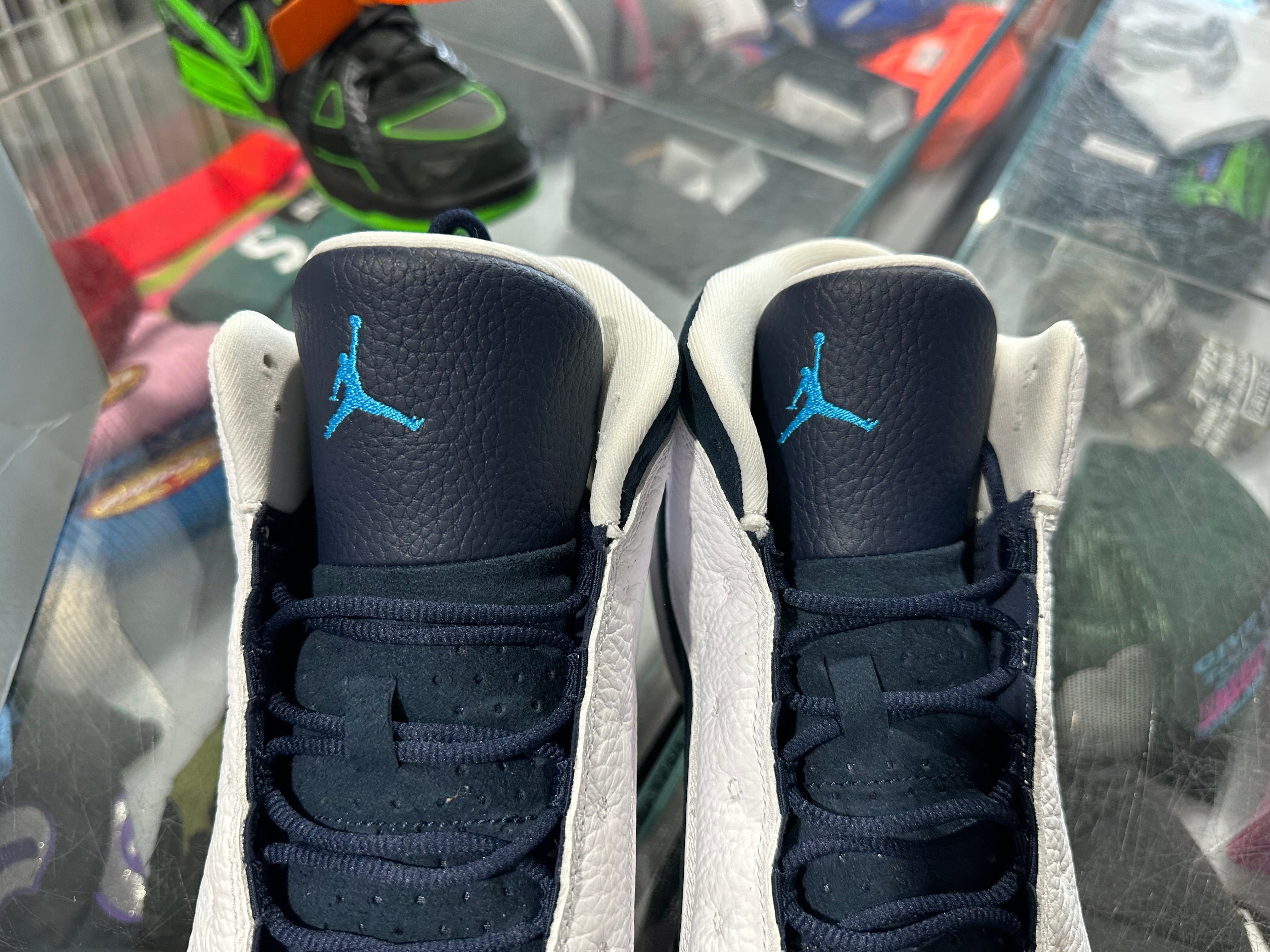 Air Jordan 13 Retro - Obsidian Powder Blue White Size 12