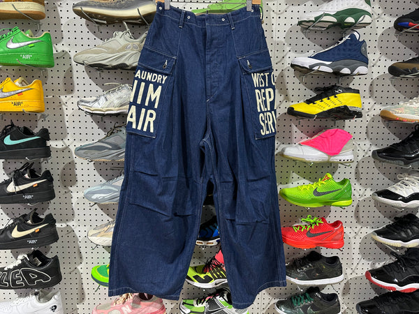 NEW Kapital 11.5oz Denim Jumbo Monkey Pants - Indigo Size 2/Medium