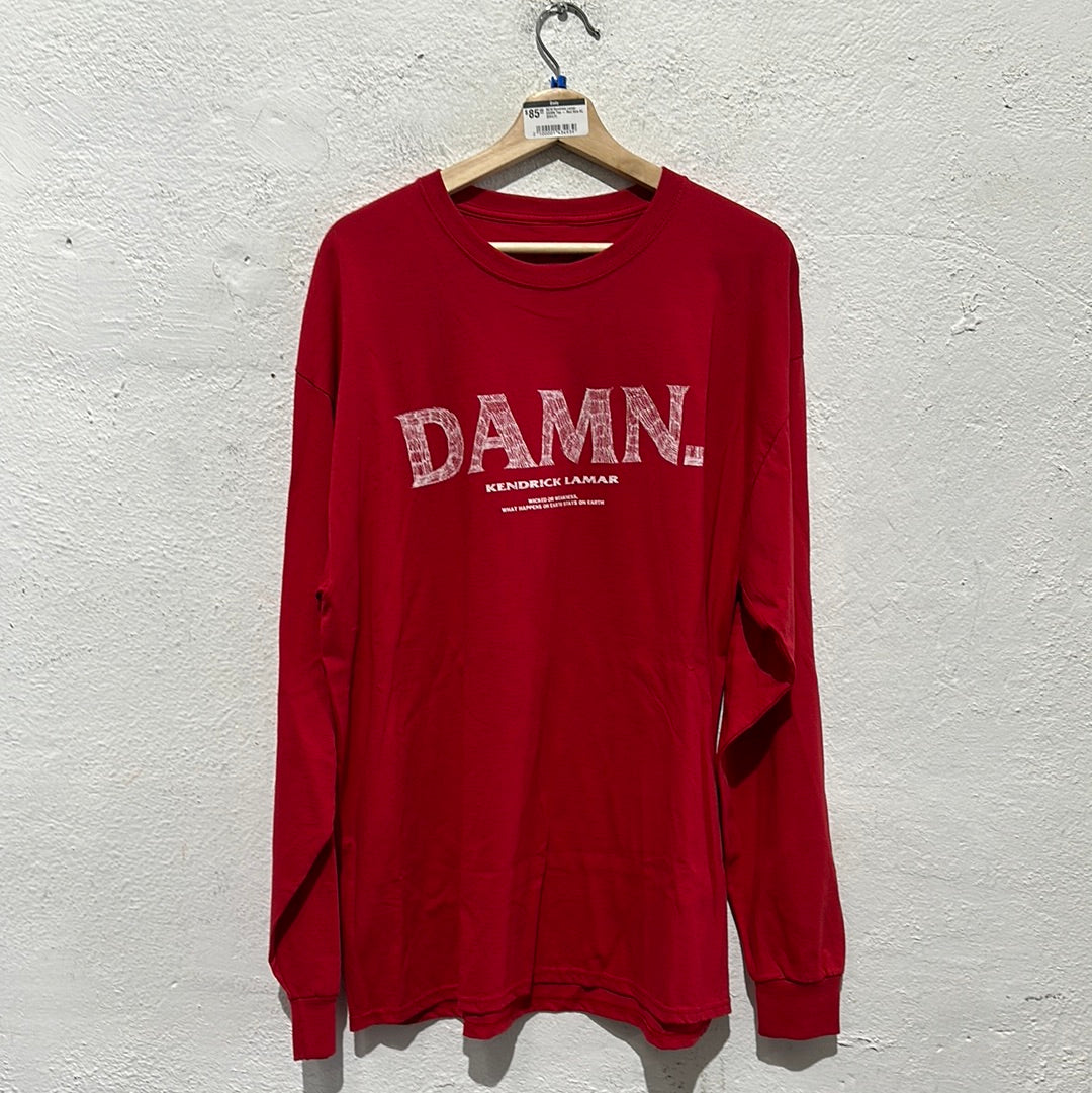 NEW Kendrick Lamar DAMN Tee - Red Size XL