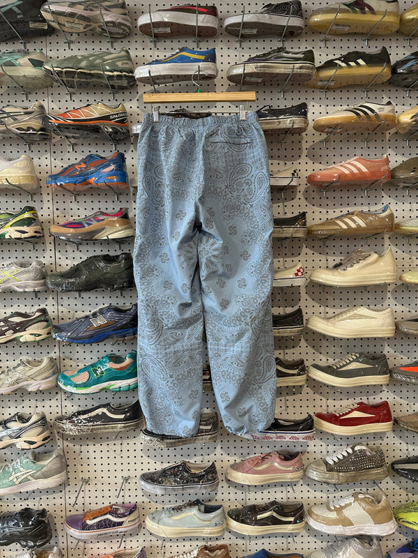 USED Supreme Paisley 3M Trackpants - Blue Size Small