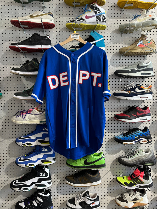 NEW Gallery Dept Baseball Jersey - Blue Size Medium