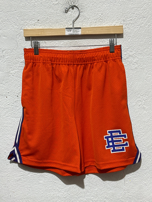 NEW Eric Emanuel Mesh Shorts - Orange/Purple Size Medium