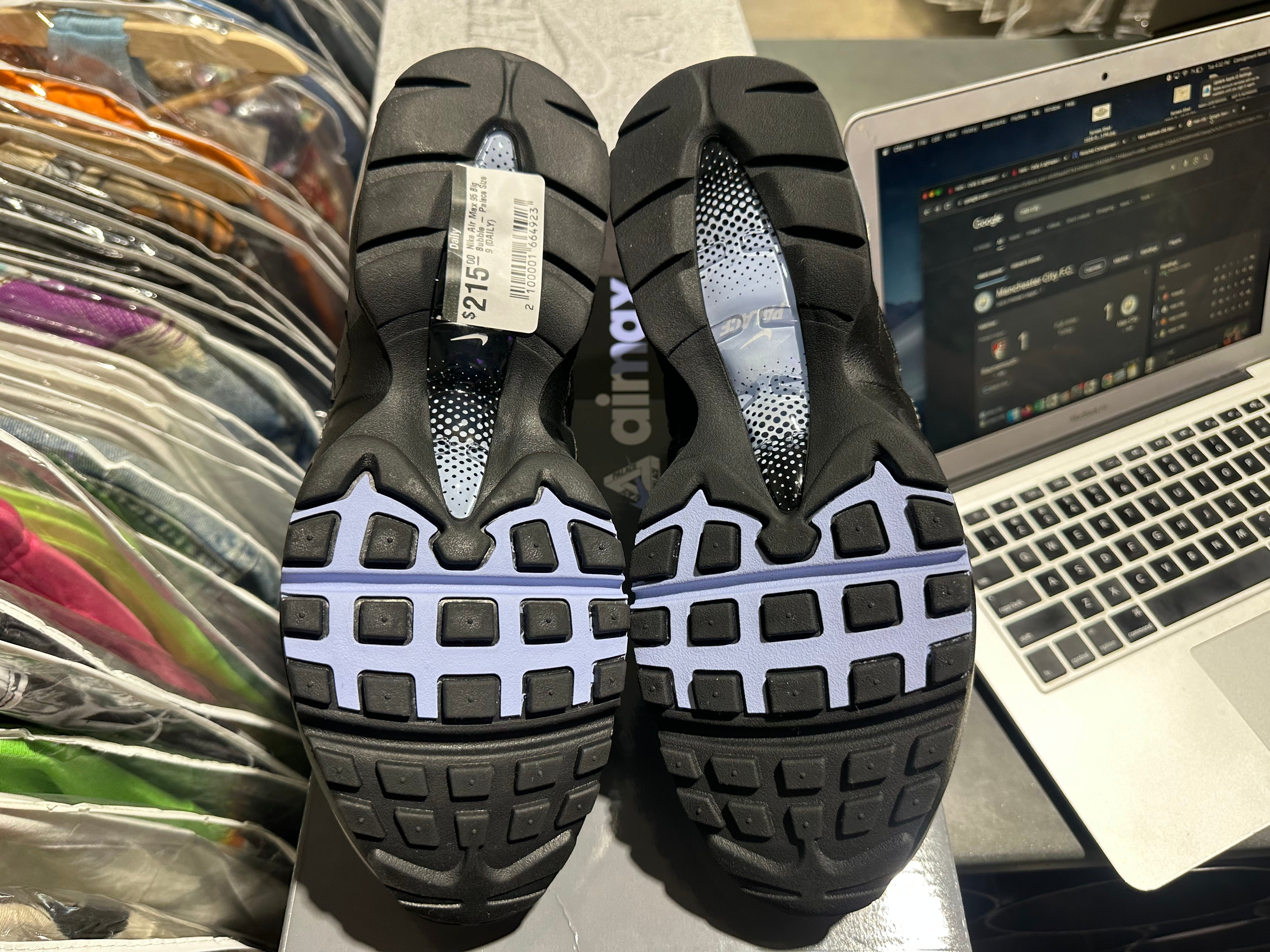 Nike Air Max 95 Big Bubble - Palace Size 9