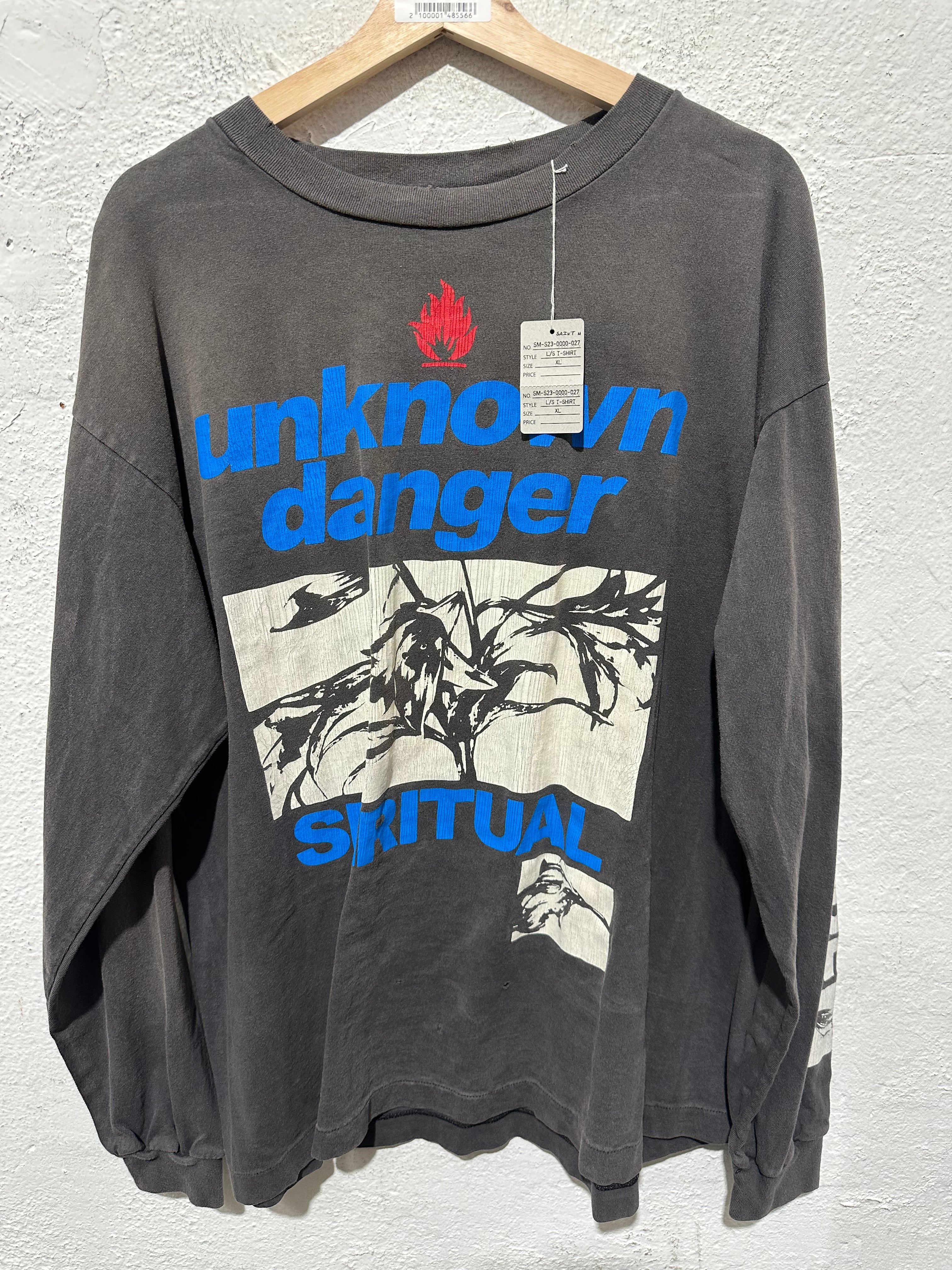 NEW Saint Michael Unknown Danger L/S - Black Size XL (CON)