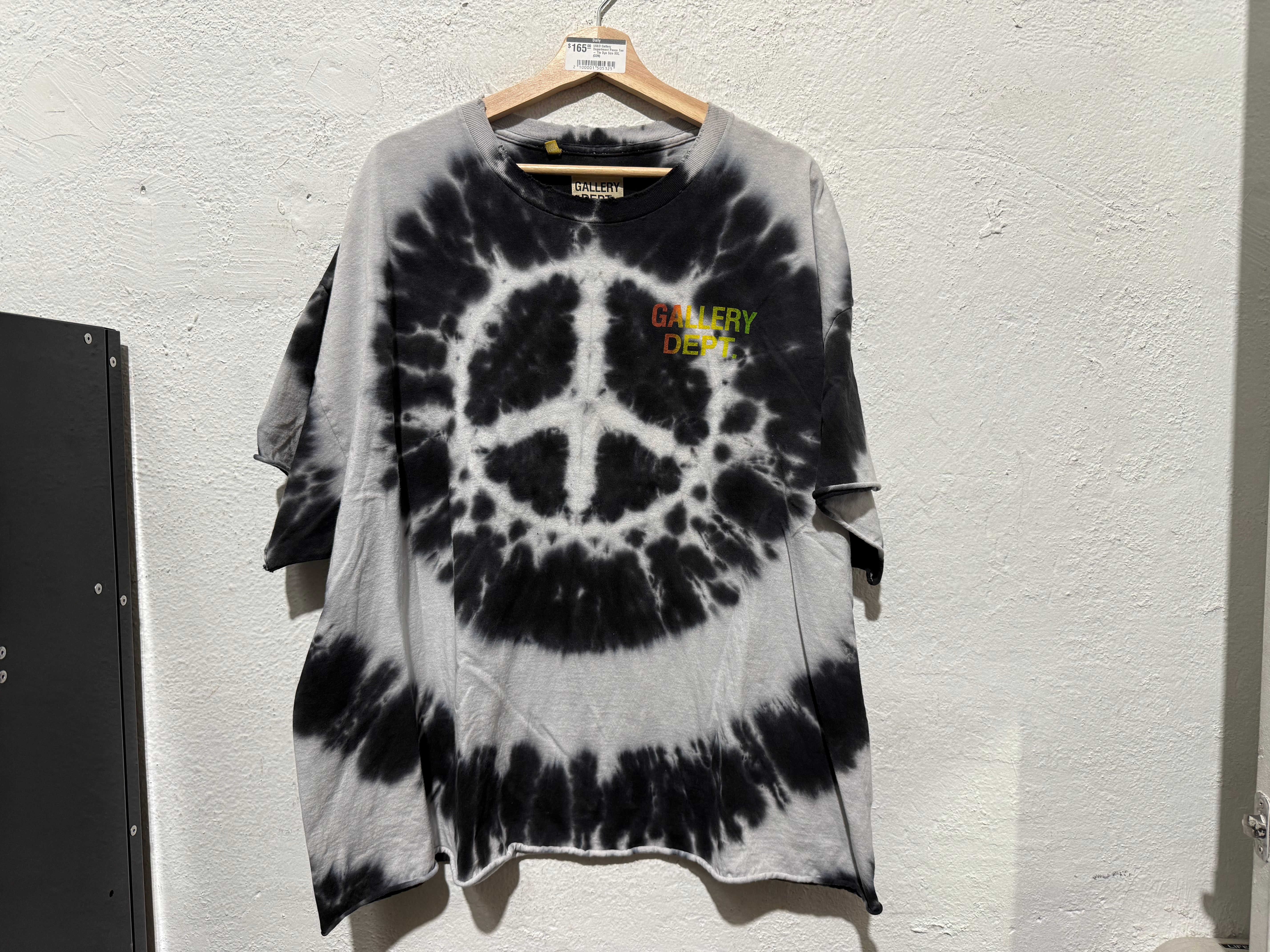 USED Gallery Department Peace Tee - Tie Dye Size XXL