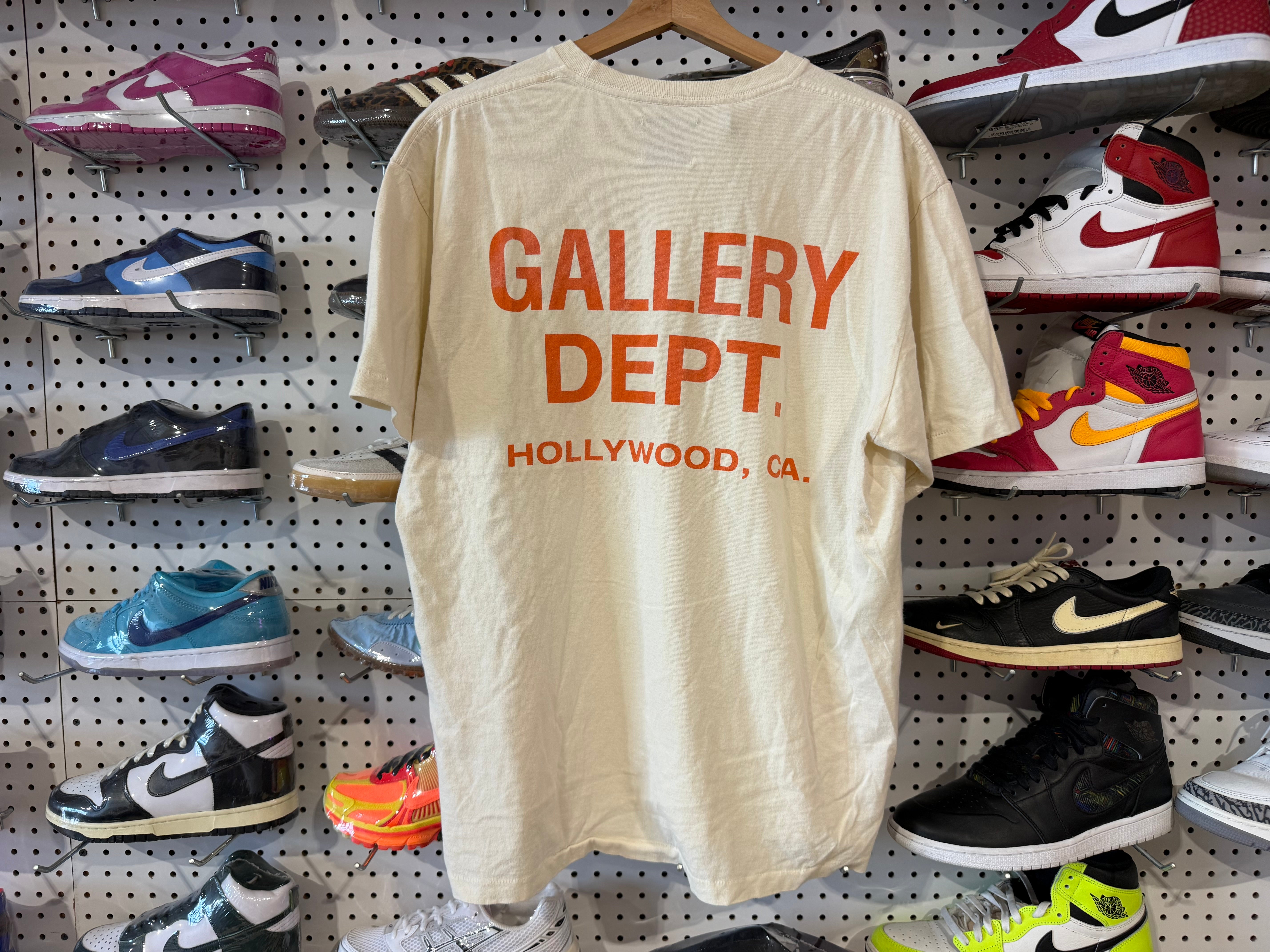 NEW Gallery Department French Tee - Sail/Orange Size Large
