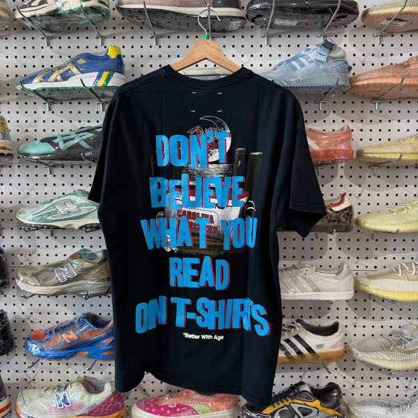 NEW Better With Age Fake Tee - Black Size XL