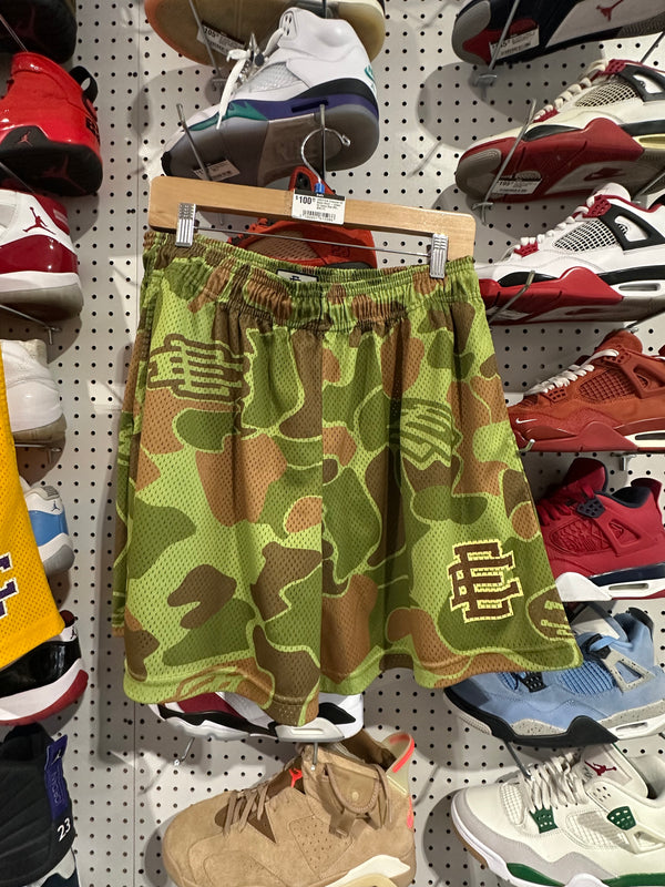 USED Eric Emanuel EE Basic Short - Green EE Camo Size XXL