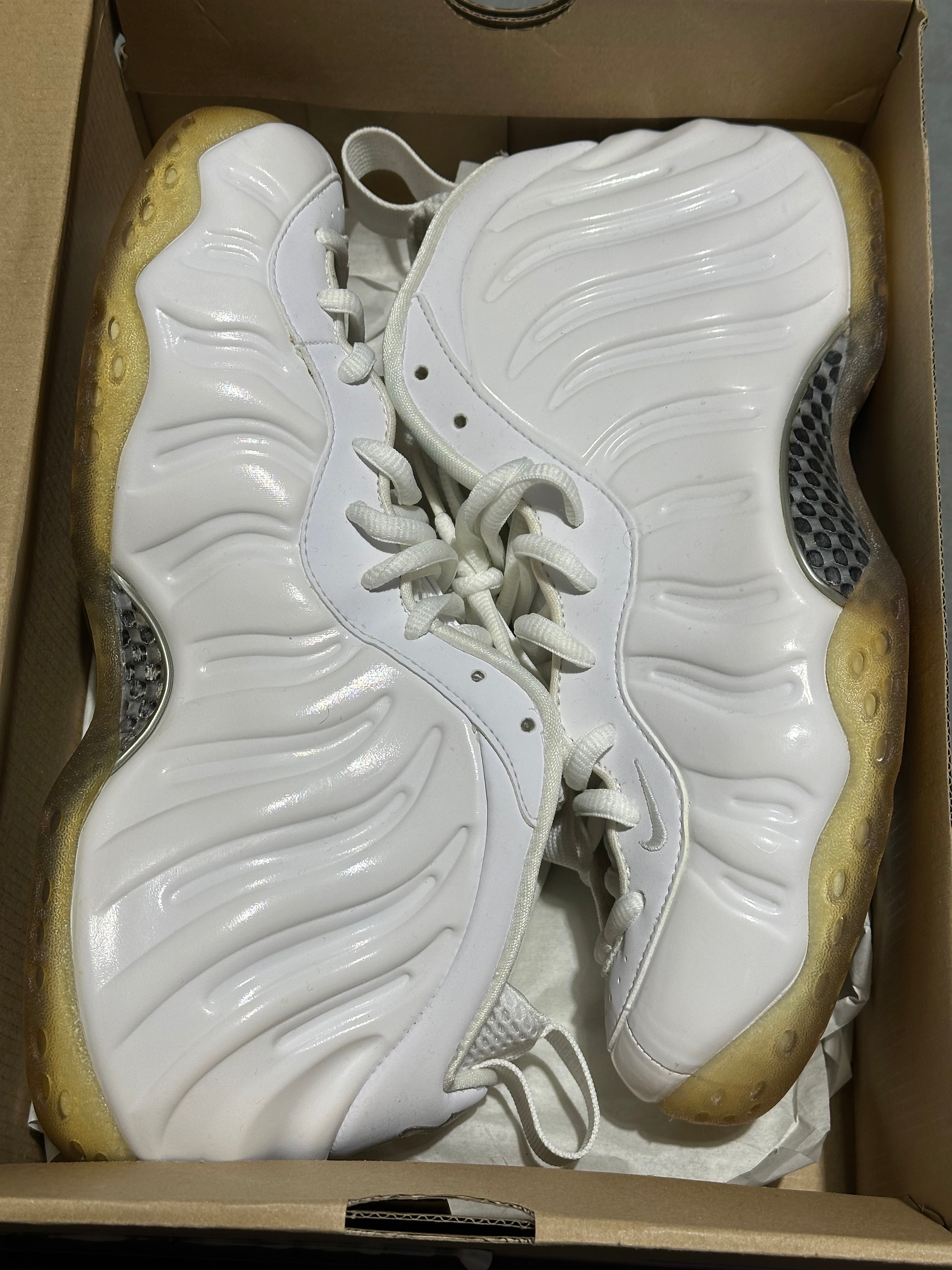 Nike Air Foamposite One - 2013 Whiteout Size 9.5