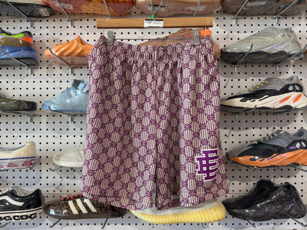 USED Eric Emanuel Fendi Flip Shorts - Purple Size XL