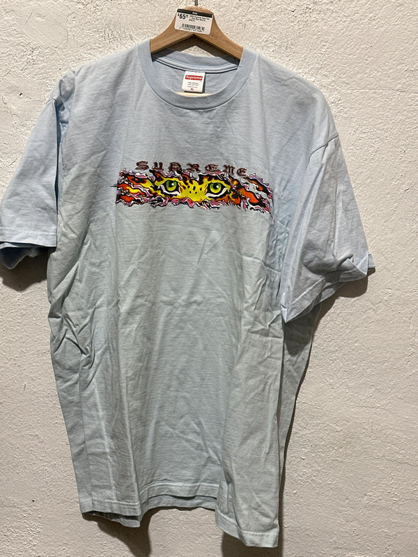 USED Supreme Eyes Tee - Pale Blue Size XL